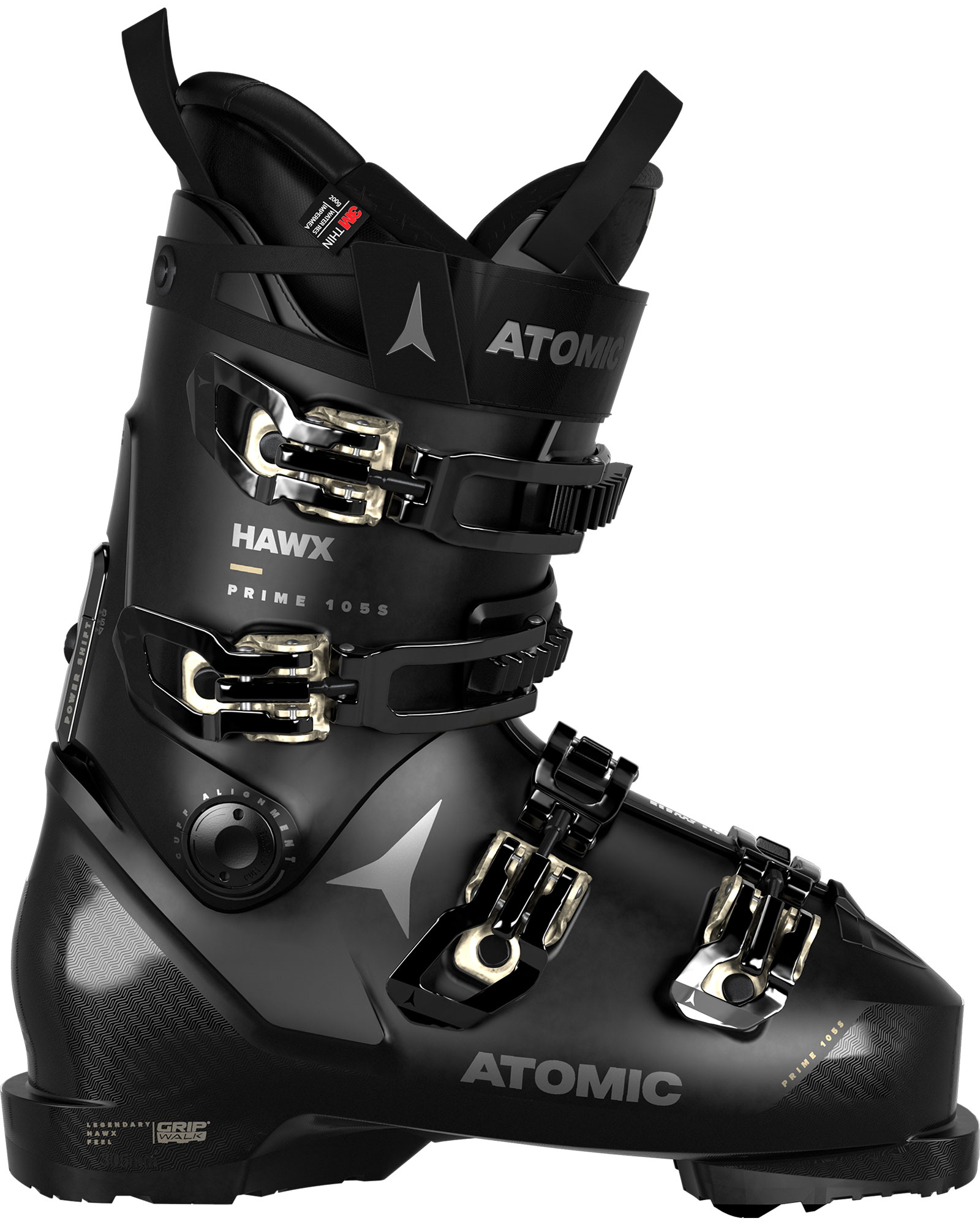 Atomic Hawx Prime 105 S GW Women’s Ski Boots 2024 - Black/gold MP 25.0