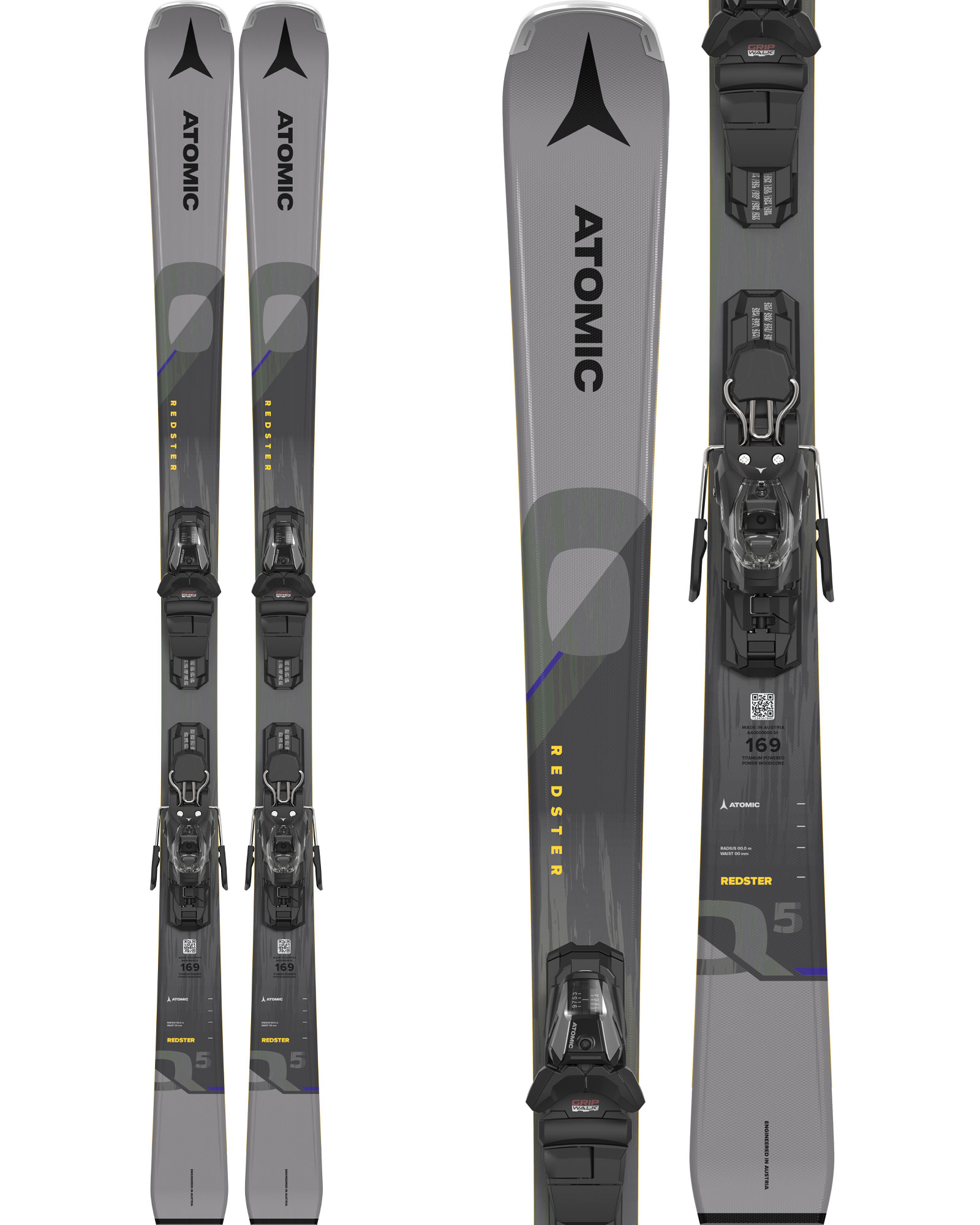 Atomic Redster Q5 Skis + M 10 GW Bindings 2024 169cm