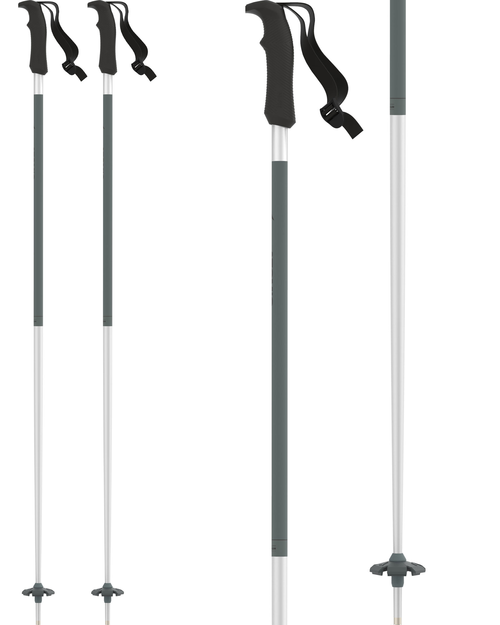 Atomic Redster Q Men’s Ski Poles - Green/Silver 130cm