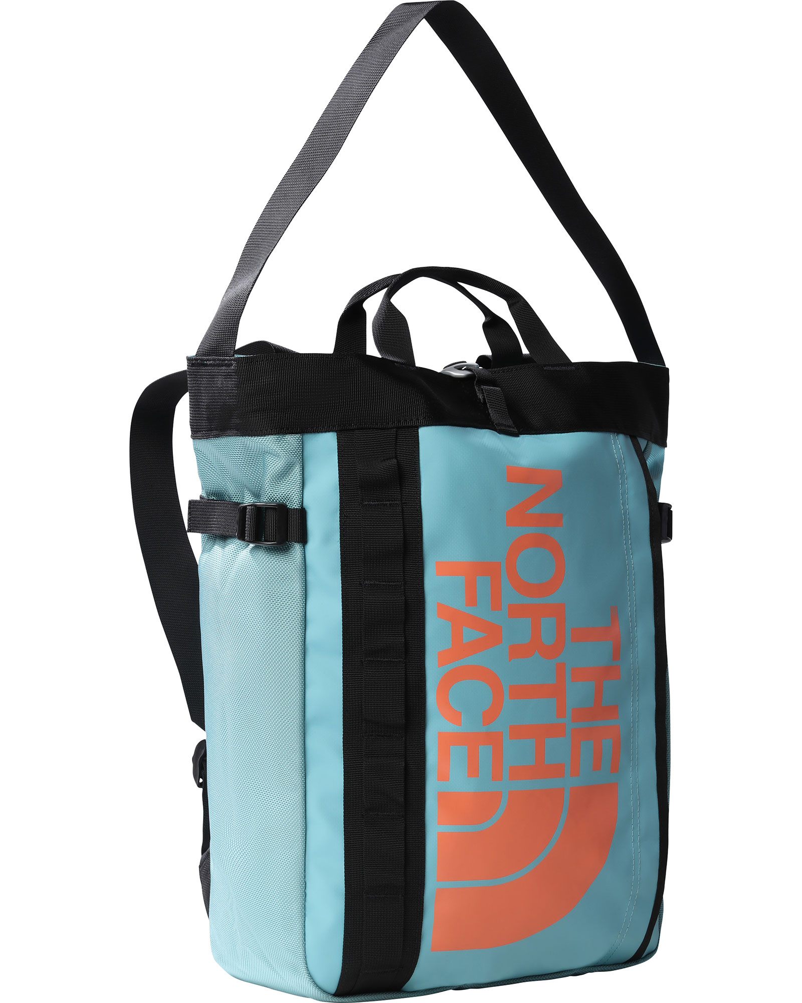 The North Face Base Camp Tote - Reef Waters/Dusty Coral Orange