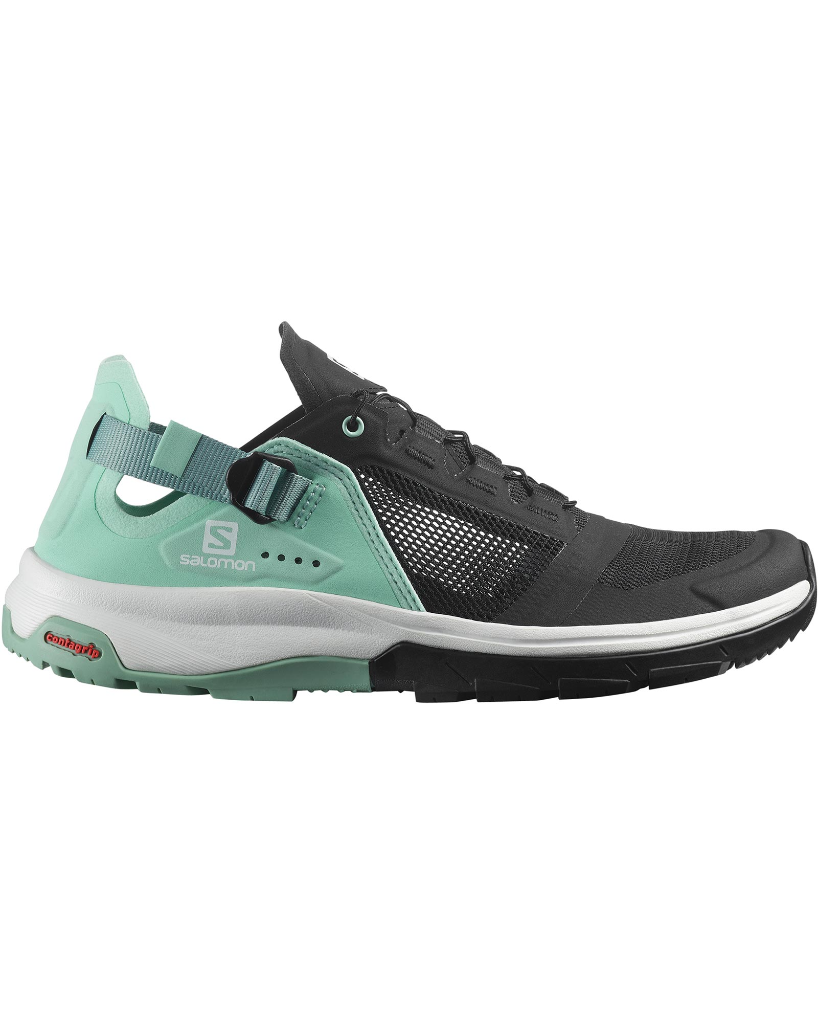 Salomon Tech Amphib 4 Women’s Shoes - Black/Yucca/Granite Green UK 4