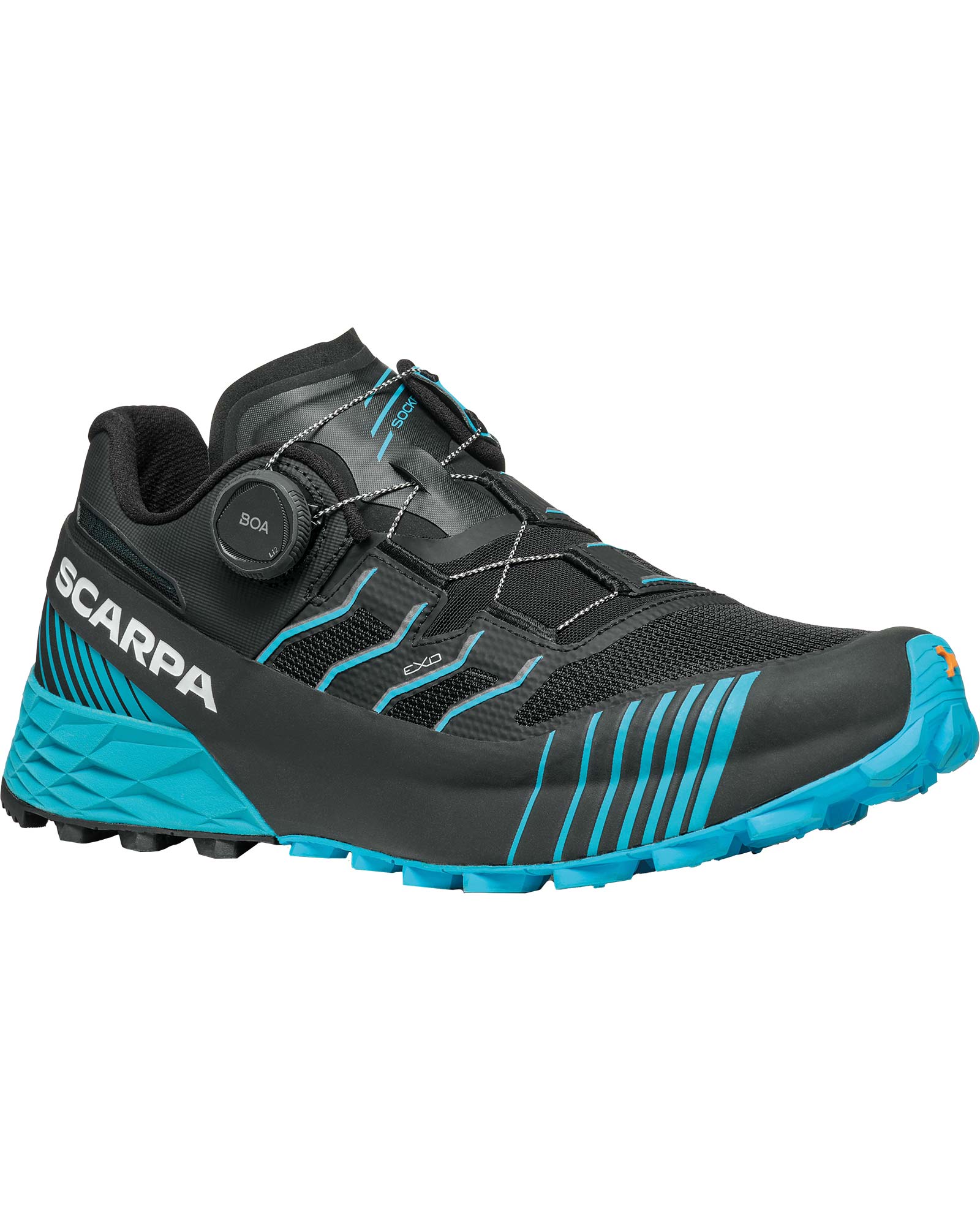 Scarpa Ribelle Run Kalibra ST Men’s Trail Shoes - Black/Azure EU 47