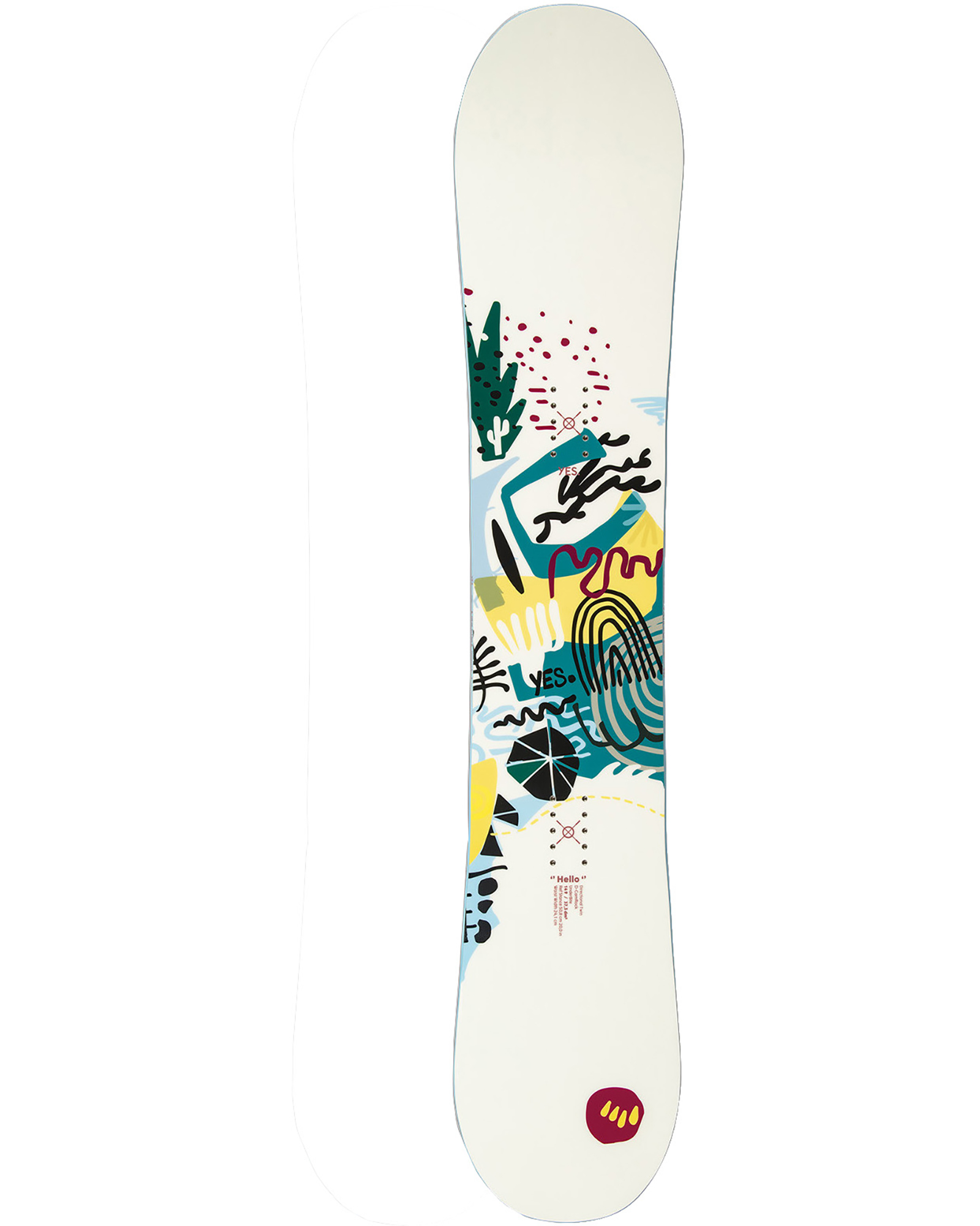 Yes Womens Hello Snowboard 0