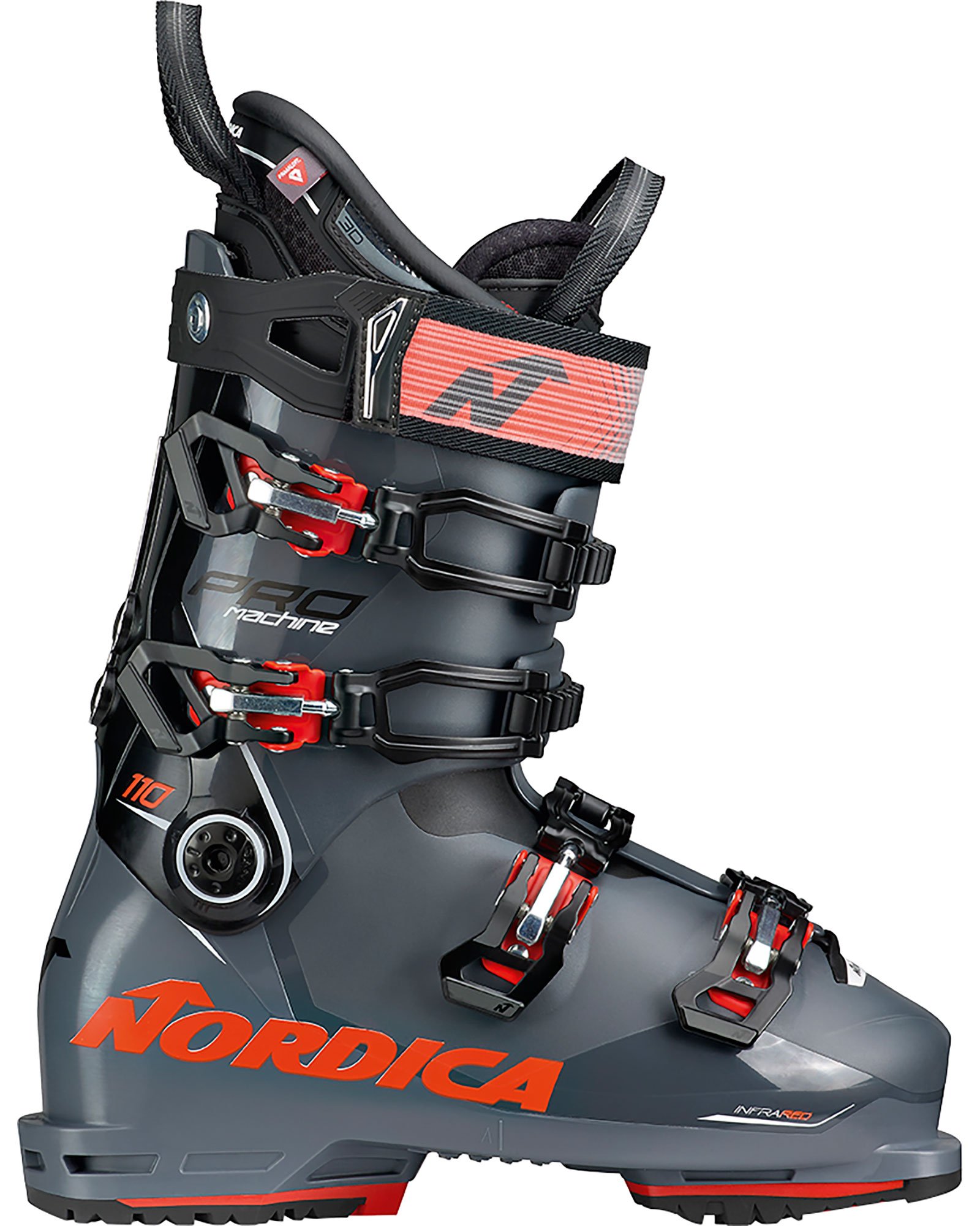 Nordica Promachine 110 GW Men’s Ski Boots 2023 - Anthracite/black/red MP 25.5