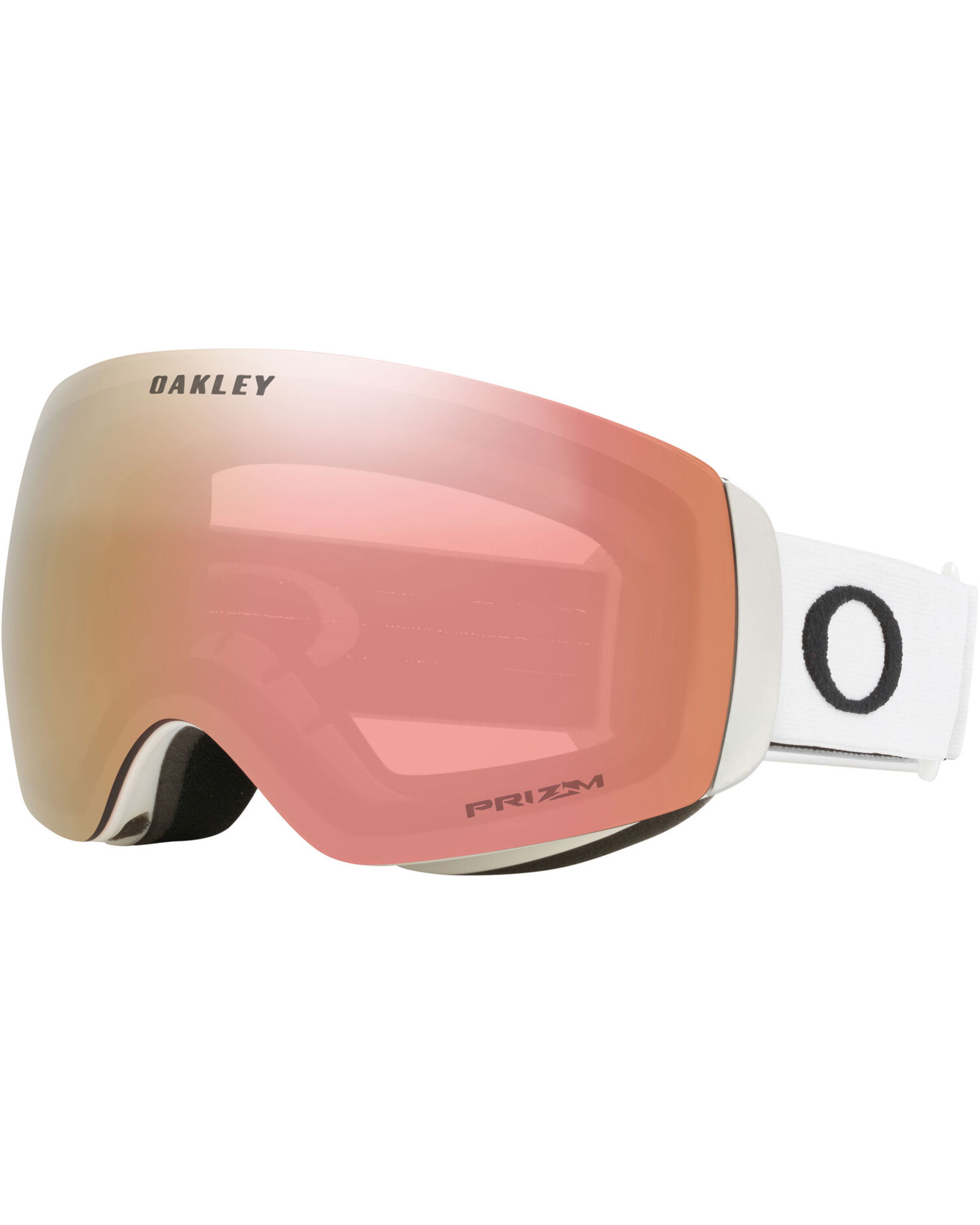Oakley Flight Deck M Matte White / Prizm Rose Gold Iridium Goggles 0