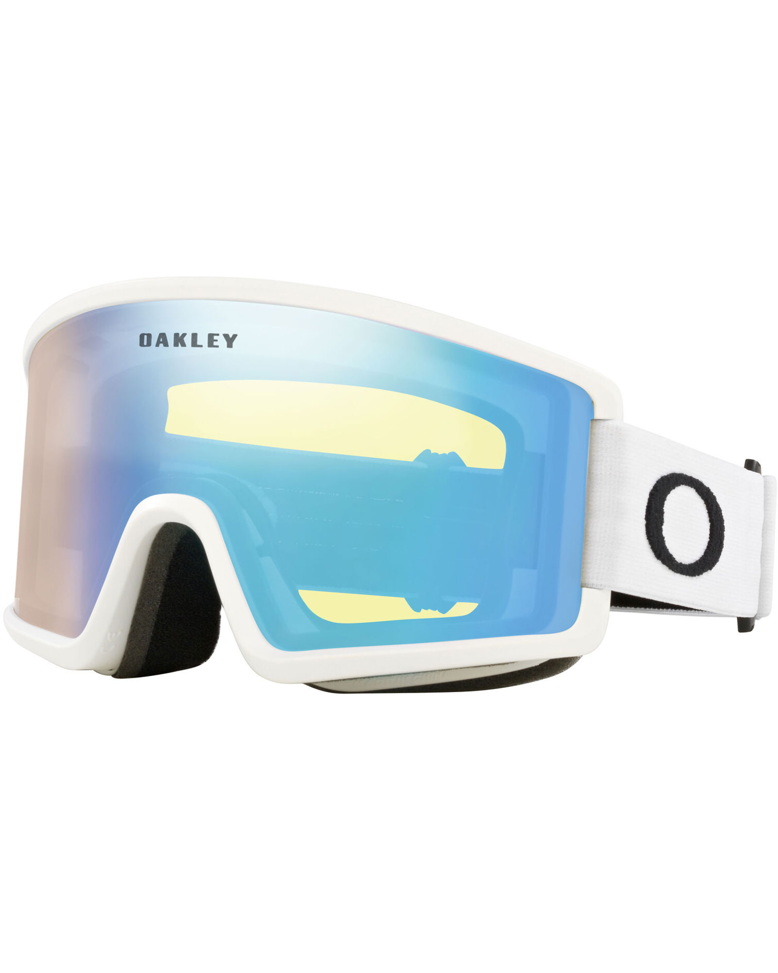 Oakley Target Line M Matte White / High Intensity Yellow Goggles - Matte White