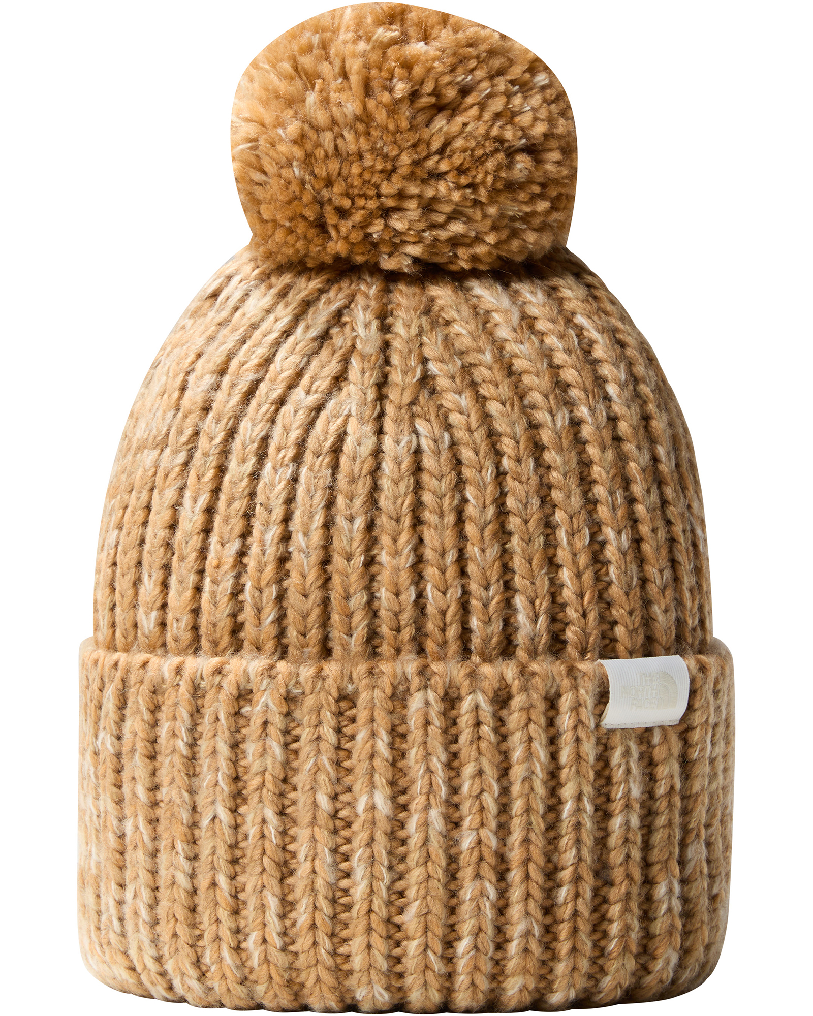 The North Face Cozy Chunky Beanie - Almond Butter-Gardenia White