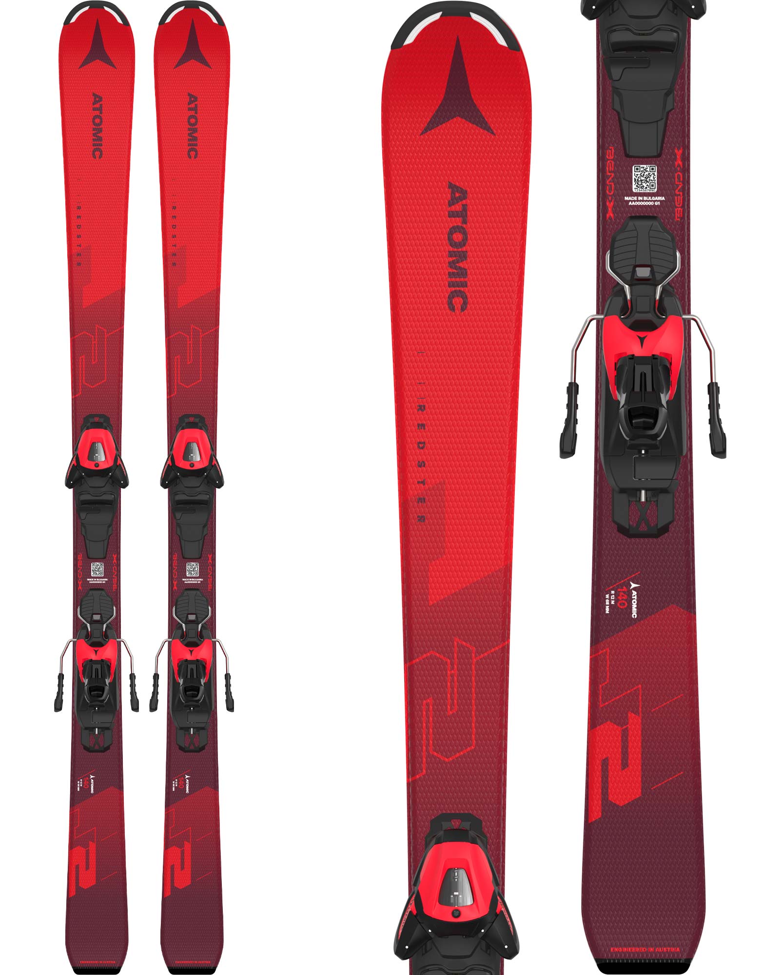 Atomic Redster J2 130 150cm Youth Skis + L 6 GW Bindings 2024 130cm