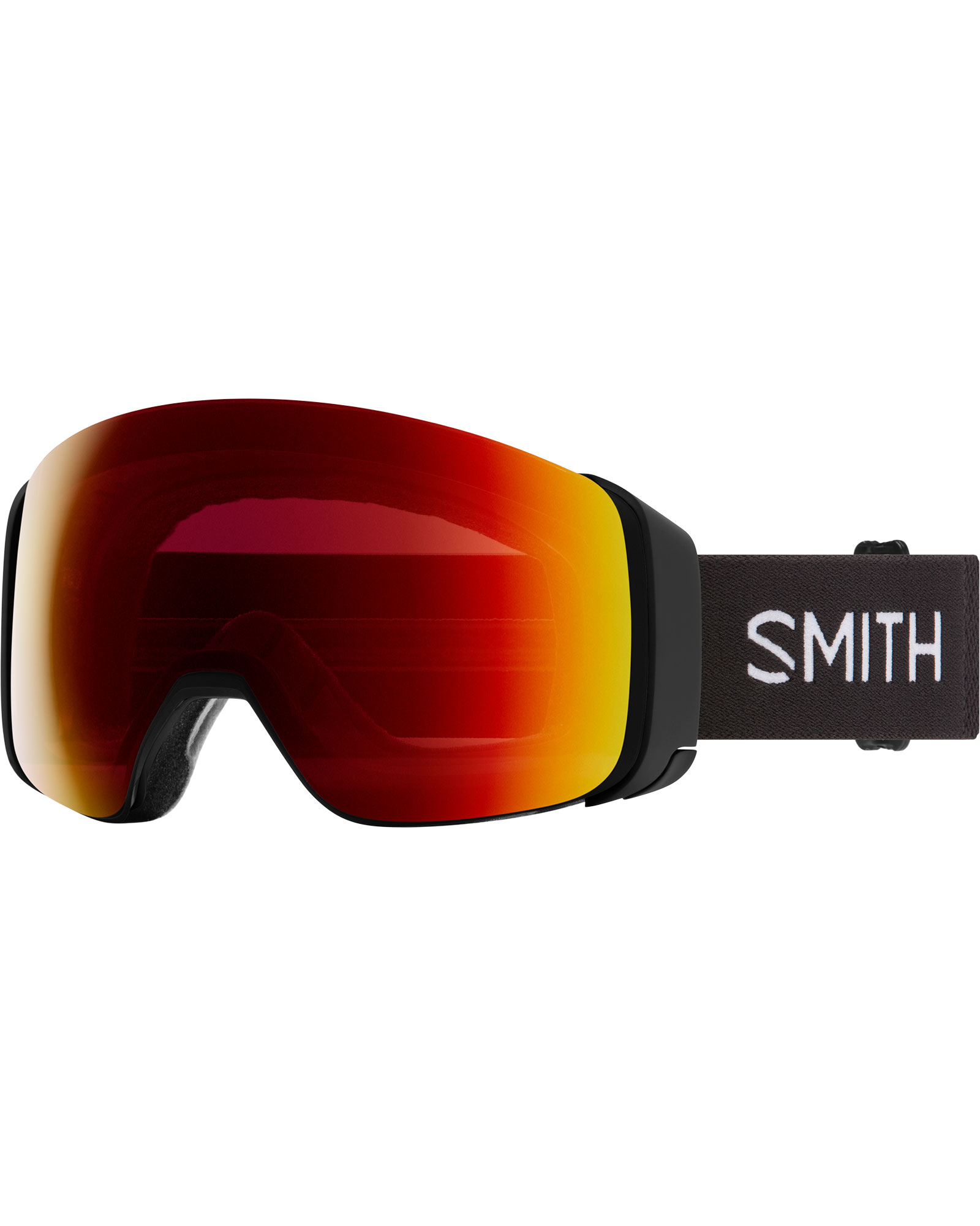 Smith 4D Mag Black / ChromaPop Sun Red Mirror + ChromaPop Storm Yellow Flash Goggles - black