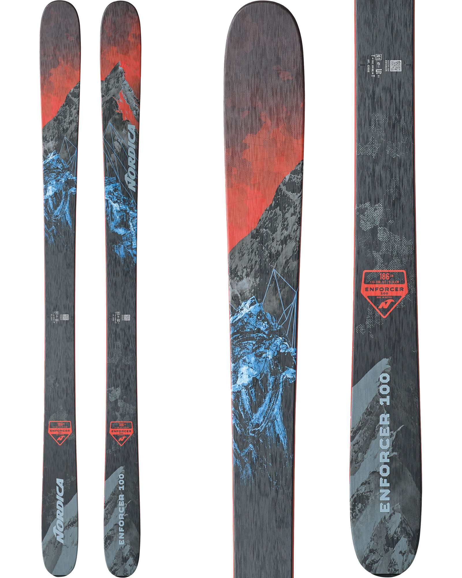 Nordica Enforcer 100 Skis 2024 186cm