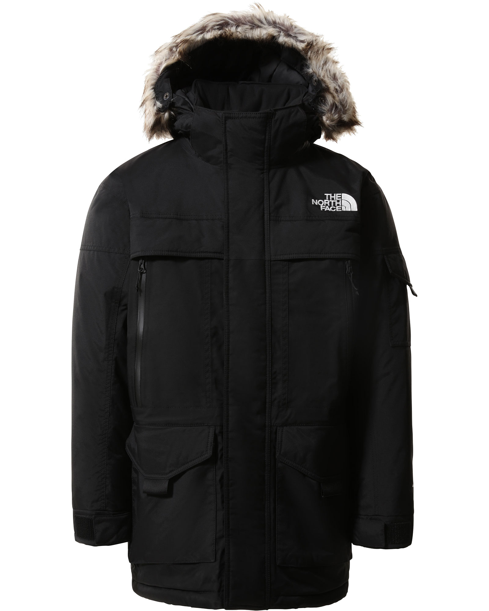 The North Face McMurdo 2 Men’s Parka Jacket - TNF Black/TNF White Logo L