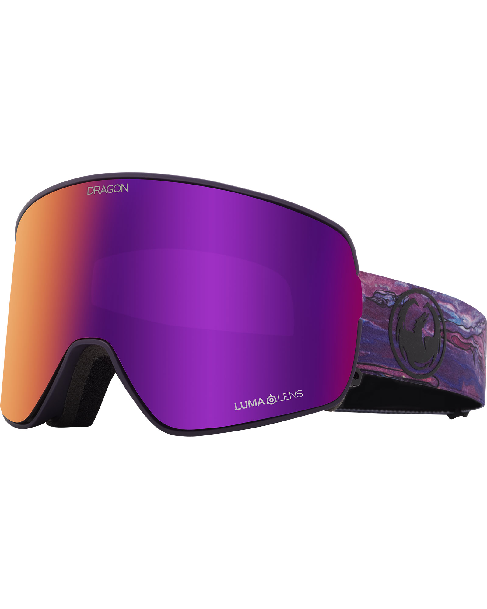 Product image of Dragon NFX2 Chris Benchetler Signature / Lumalens Purple Ionized + Lumalens Amber Goggles