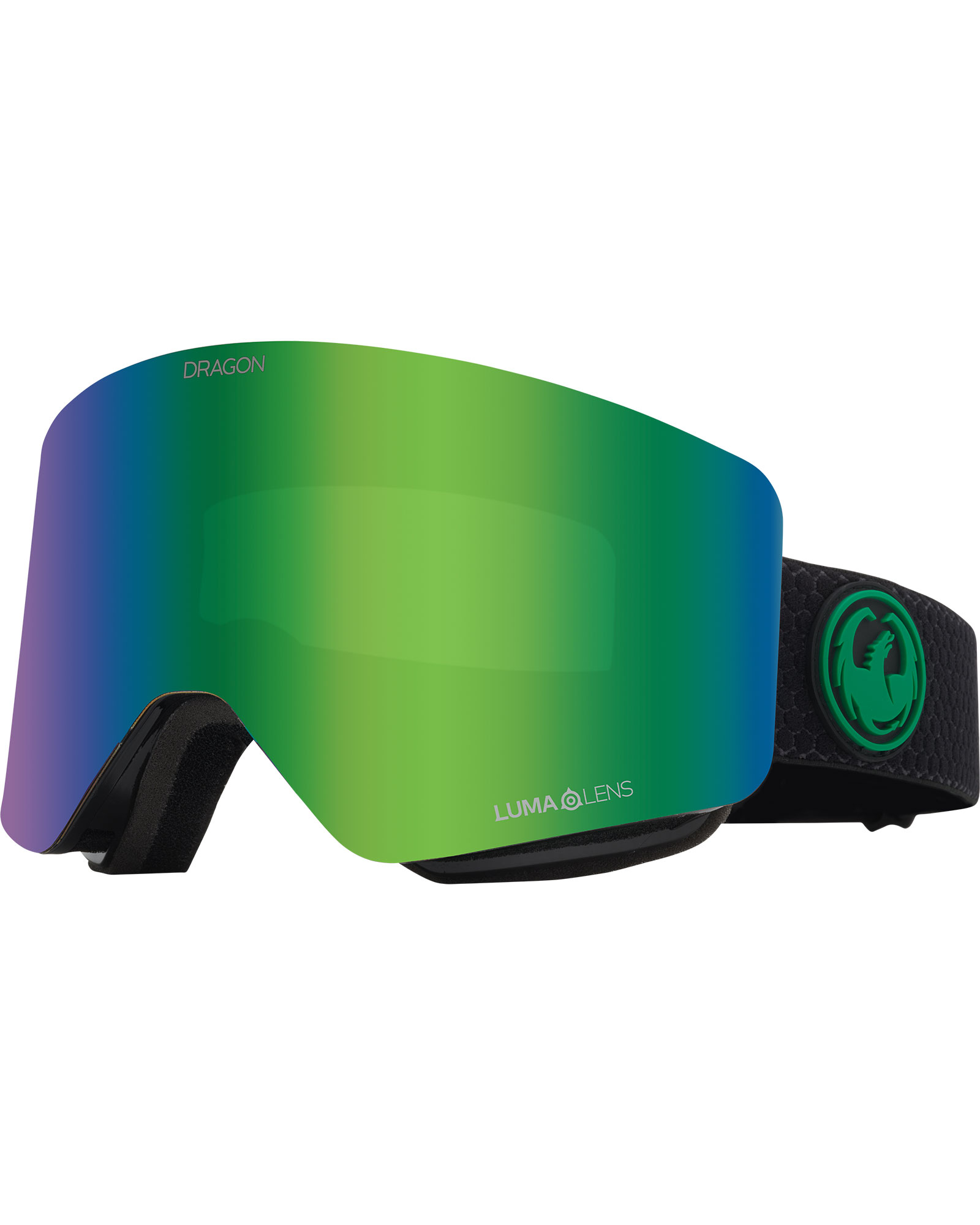 Product image of Dragon R1 Split / Lumalens Green Ionized + Lumalens Amber Goggles
