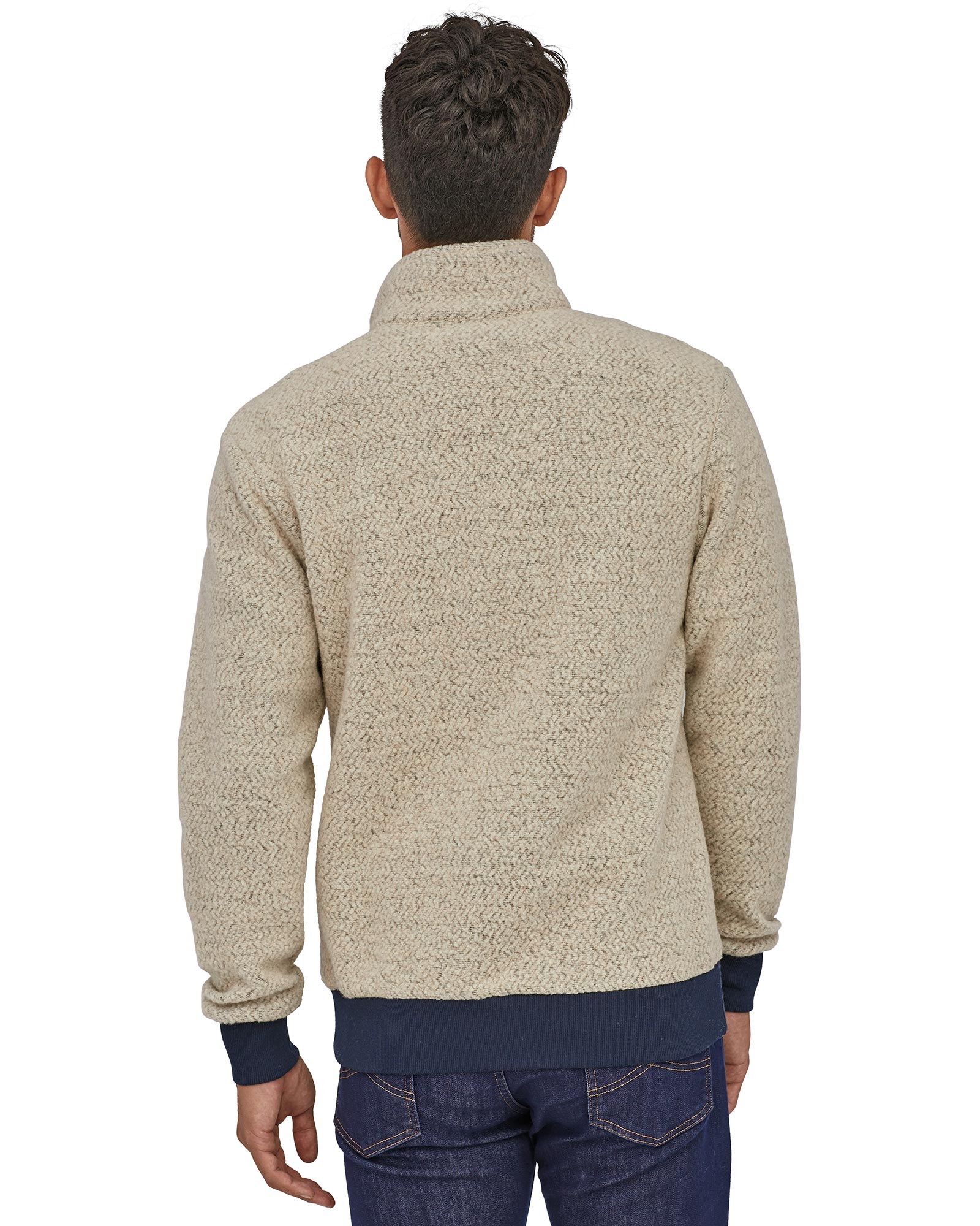 men's woolyester fleece pullover