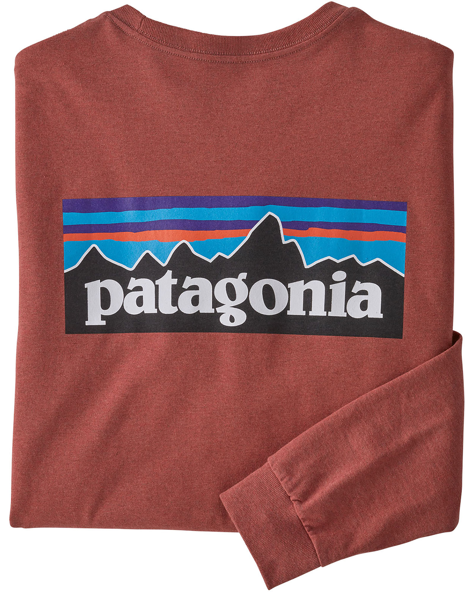 Patagonia P6 Logo Men’s Long Sleeve Responsibili Tee - Rosehip XL