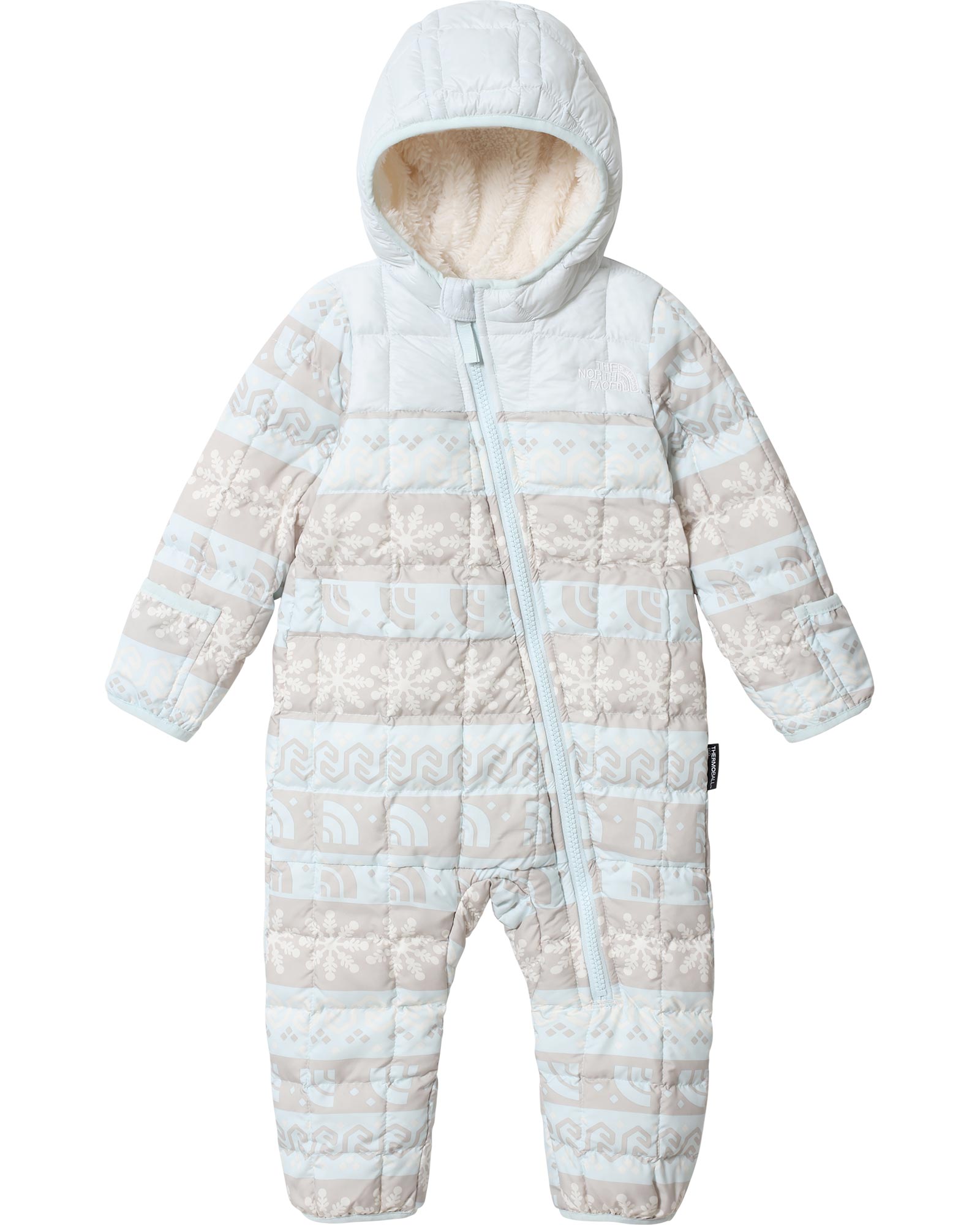The North Face ThermoBall Eco Infant Bunting - Ice Blue Print 12 Months