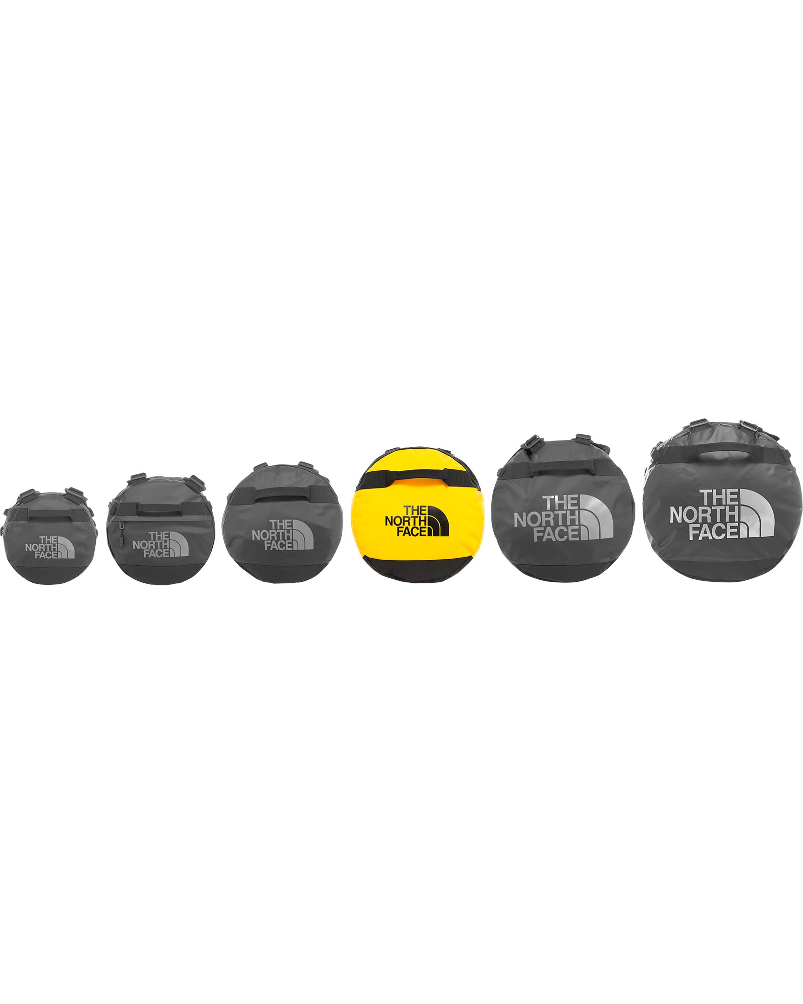 north face base camp size comparison