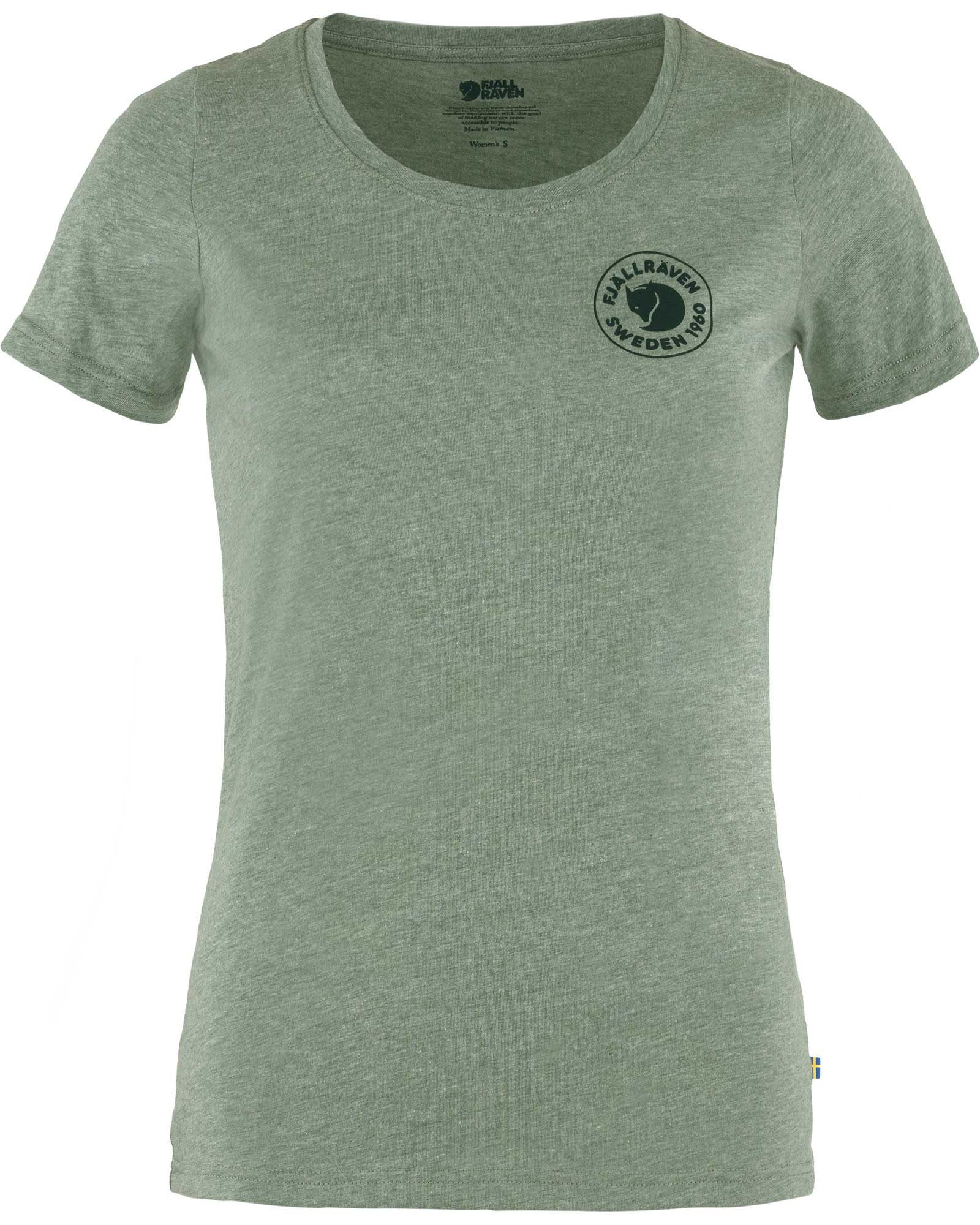 Fjallraven 1960 Logo Women’s T Shirt - Patina Green L