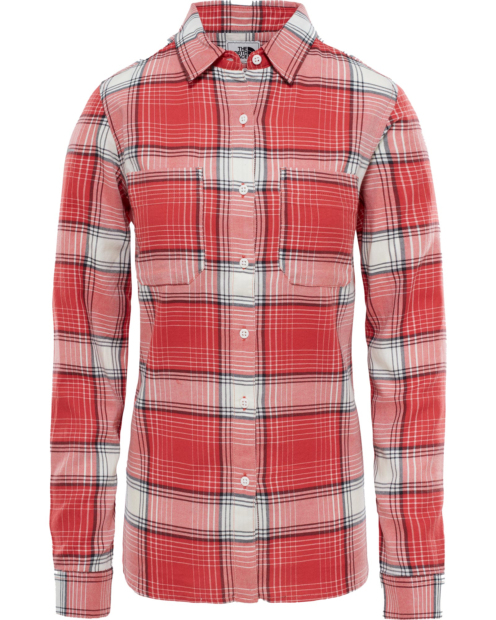 The North Face Castleton Women’s Long Sleeve Shirt - Sunbaked Red M