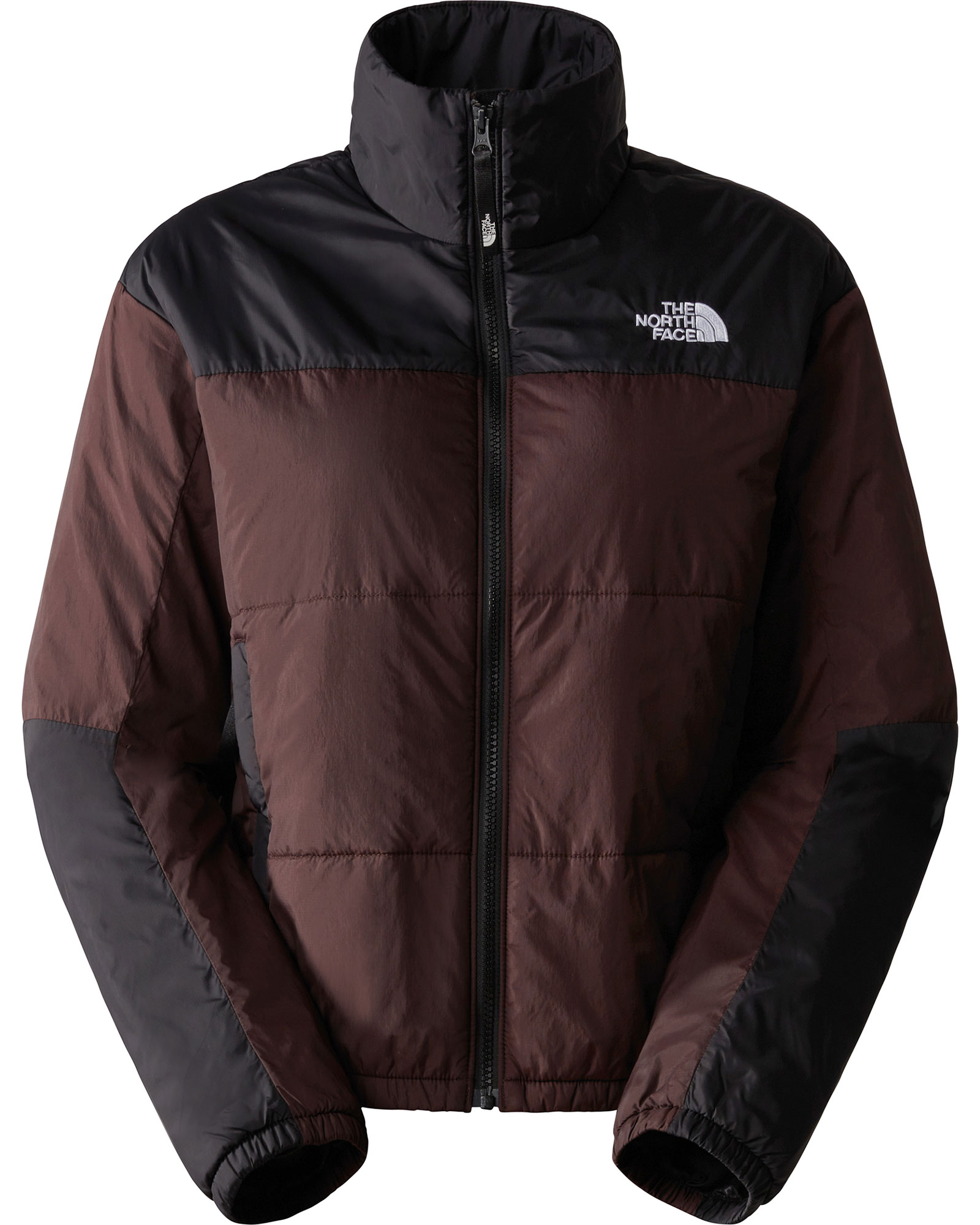 The North Face Gosei Insulated Women’s Puffer Jacket - Coal Brown-TNF Black S