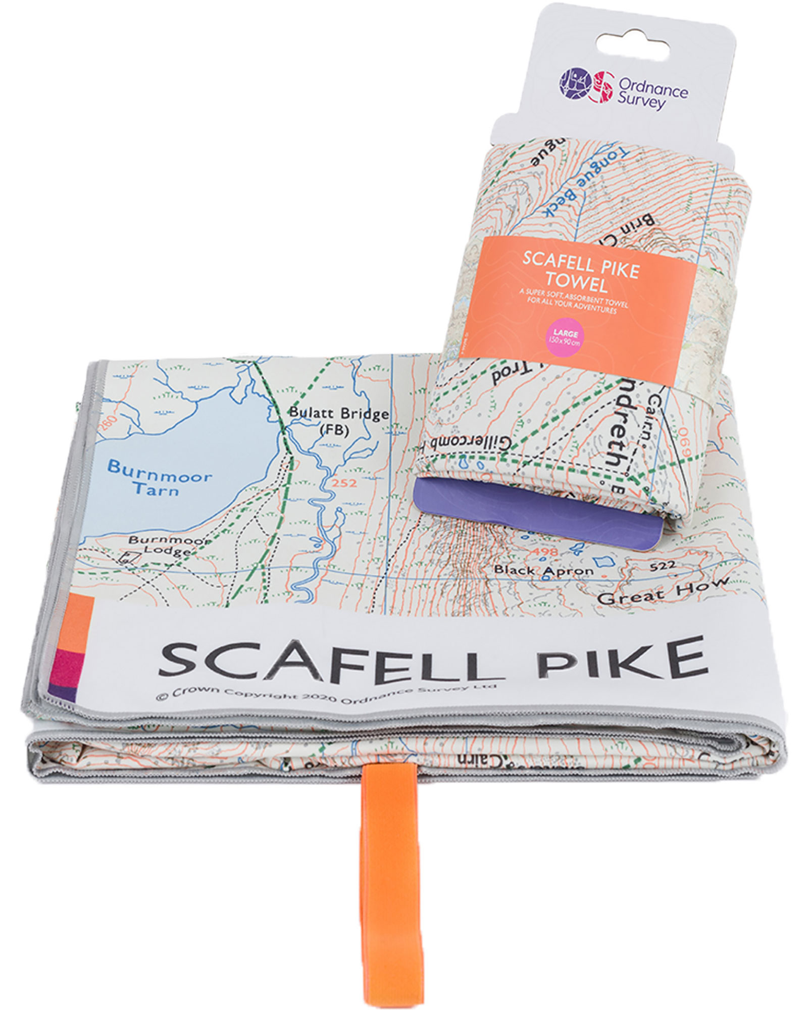 Product image of Ordnance Survey Large Microfibre Towel - Scafell Pike