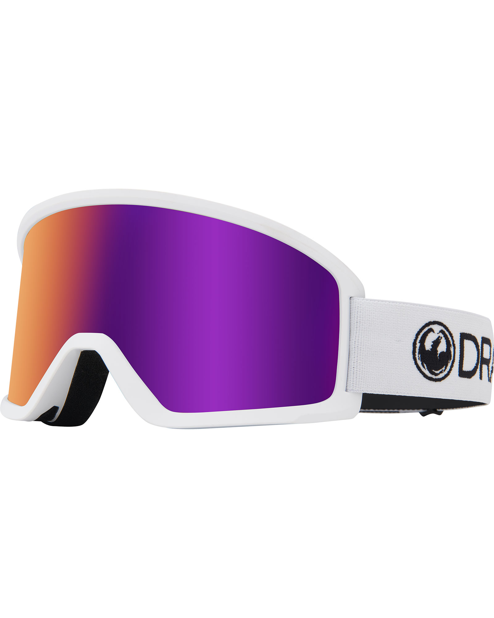 Dragon DX3 White / Lumalens Purple Ionized + Lumalens Amber - White