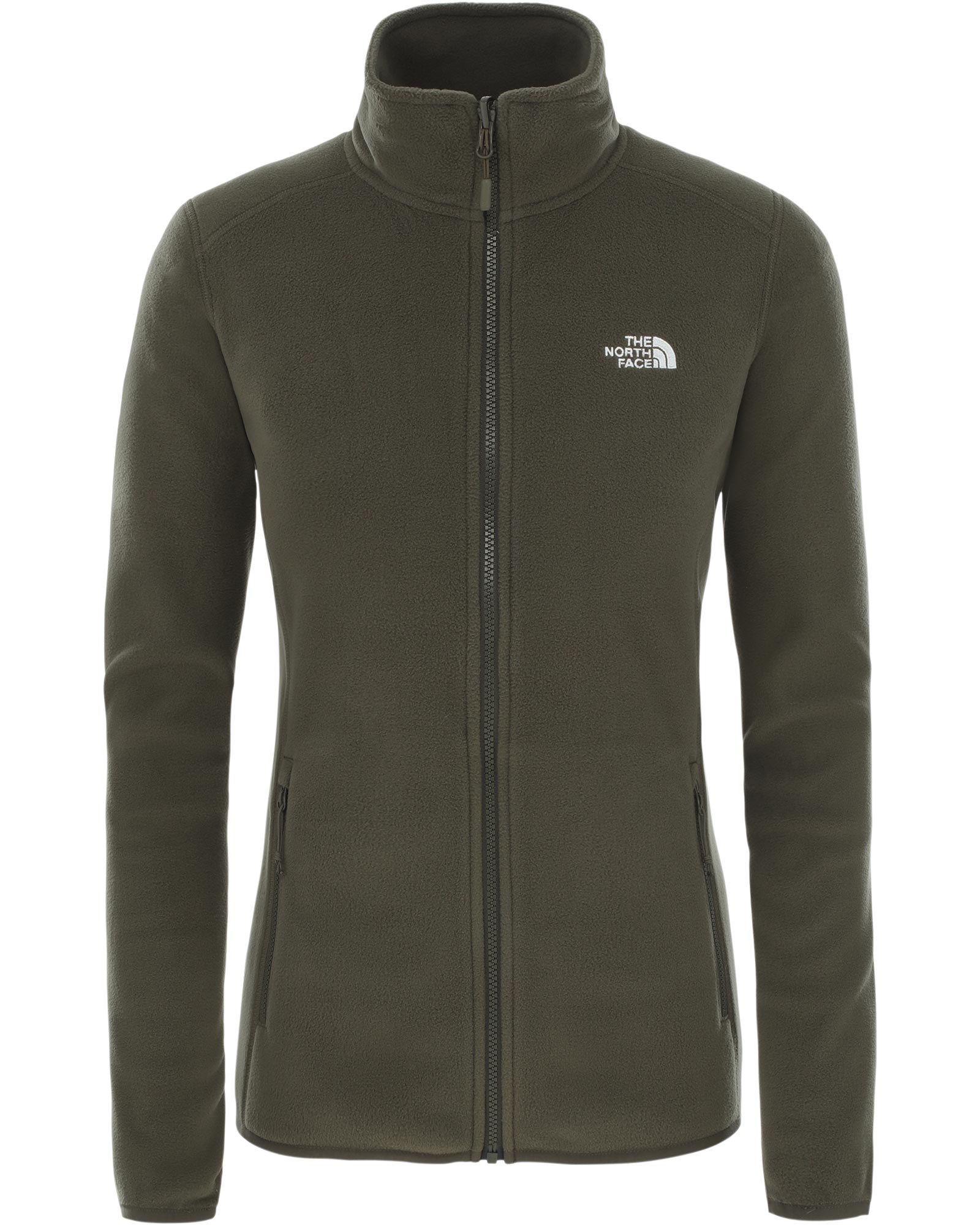 The North Face 100 Glacier Women’s Full Zip Jacket - New Taupe Green XS
