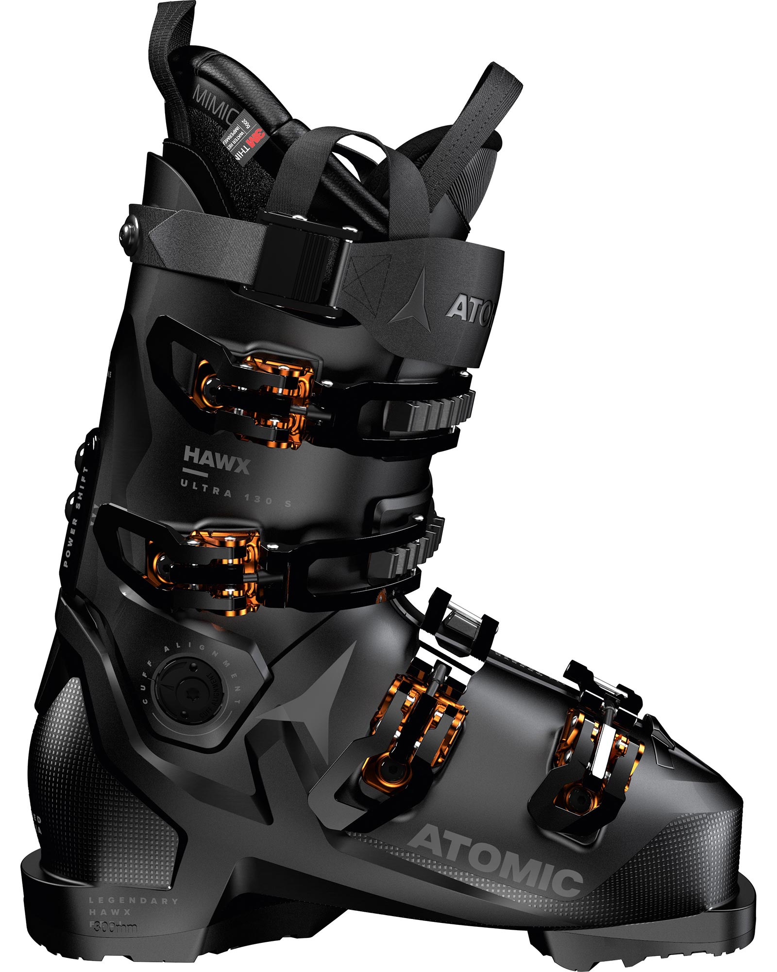 Atomic Hawx Ultra 130 S GW Men’s Ski Boots 2023 - Black/Orange MP 26.0