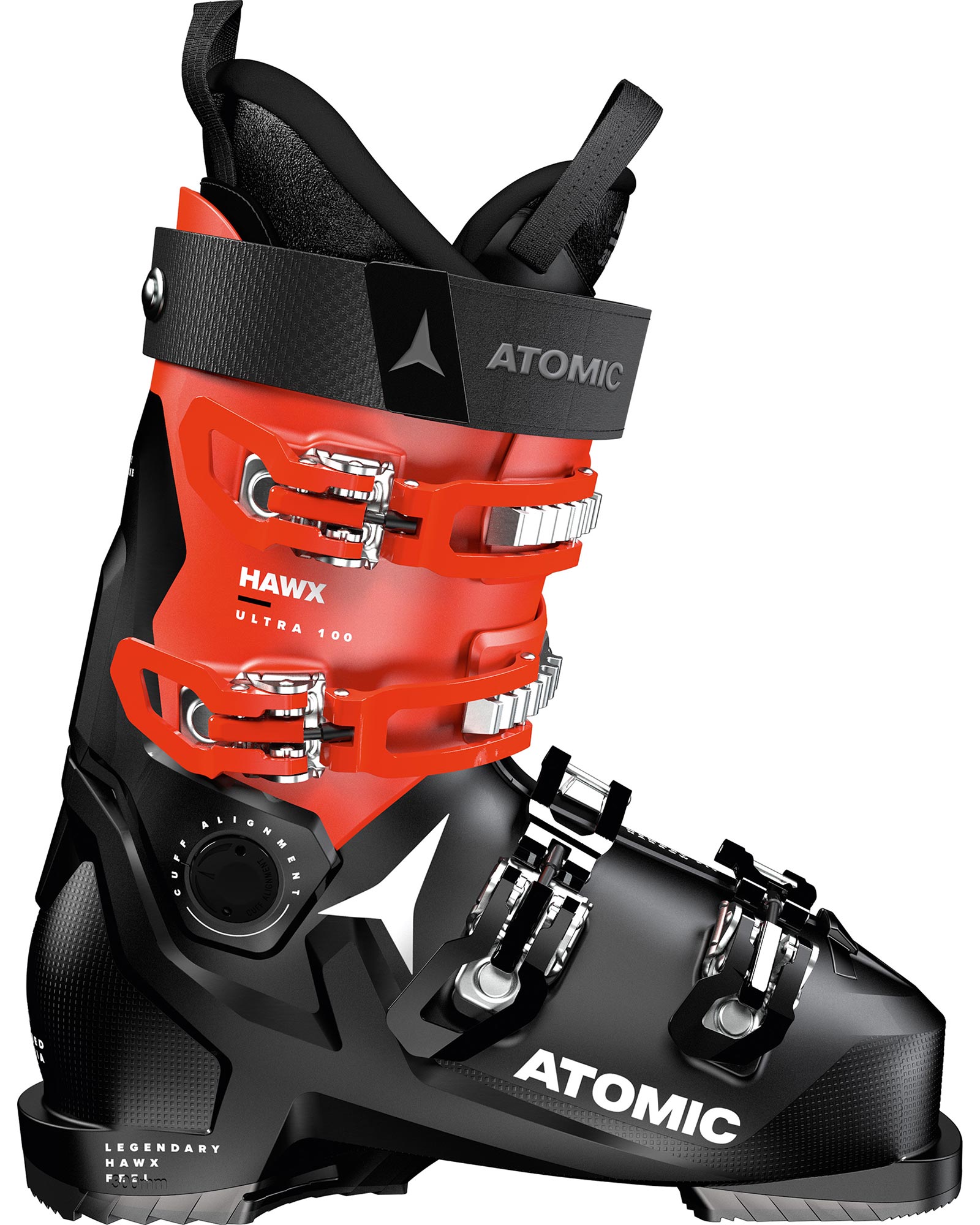 Atomic Hawx Ultra 100 Men’s Ski Boots 2023 - Black/Red MP 29.0