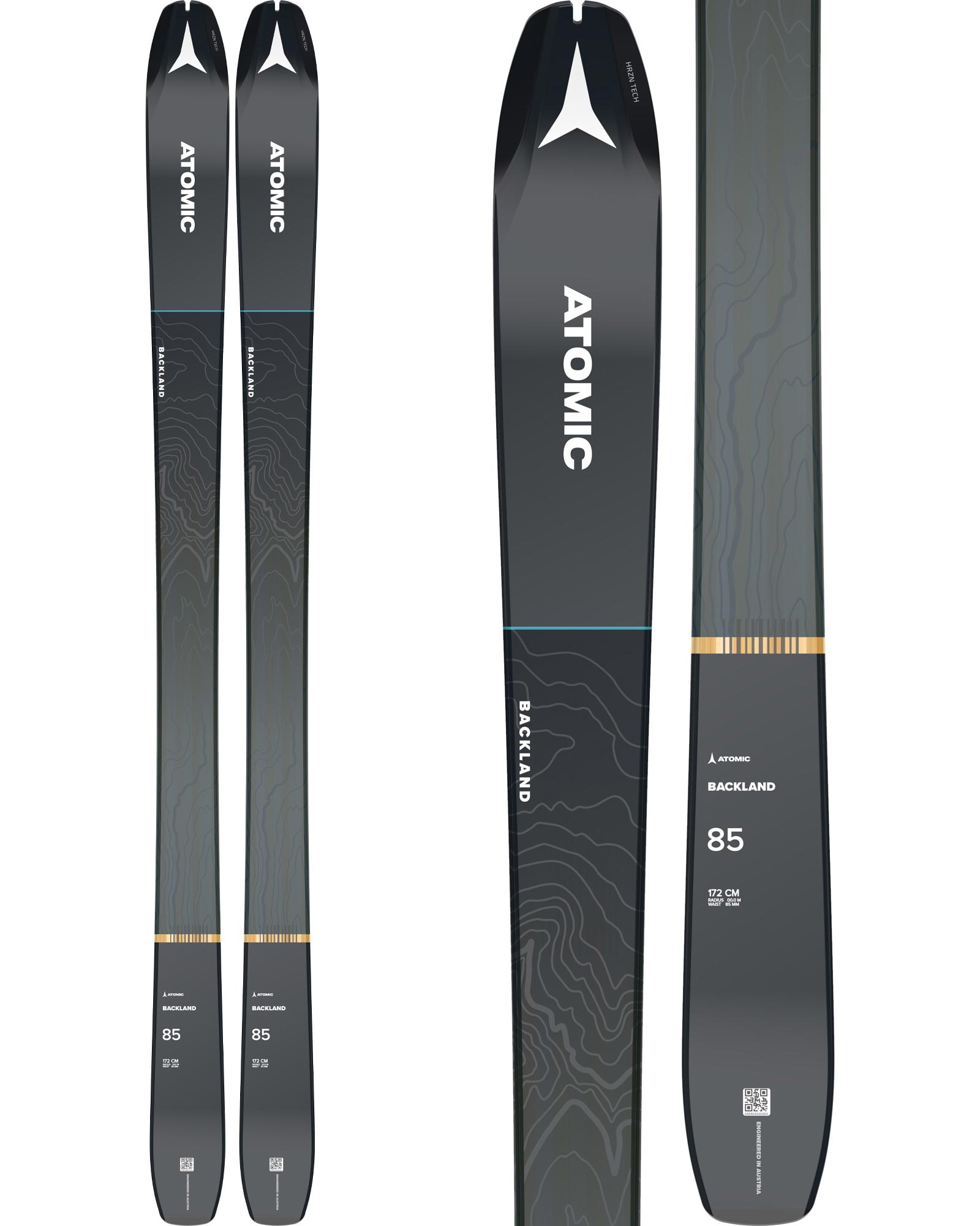 Atomic Backland 85 Skis 2023 - Dark Blue/Blue 172cm