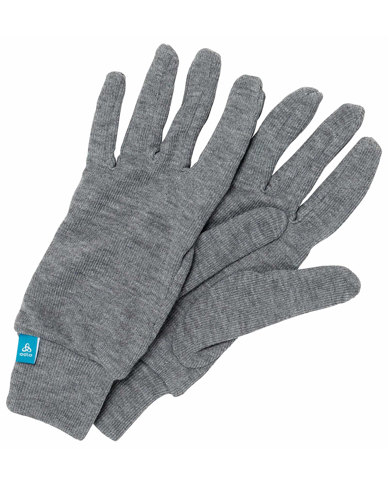 Odlo Active Warm Eco Kids’ Gloves - Steel Grey Melange L