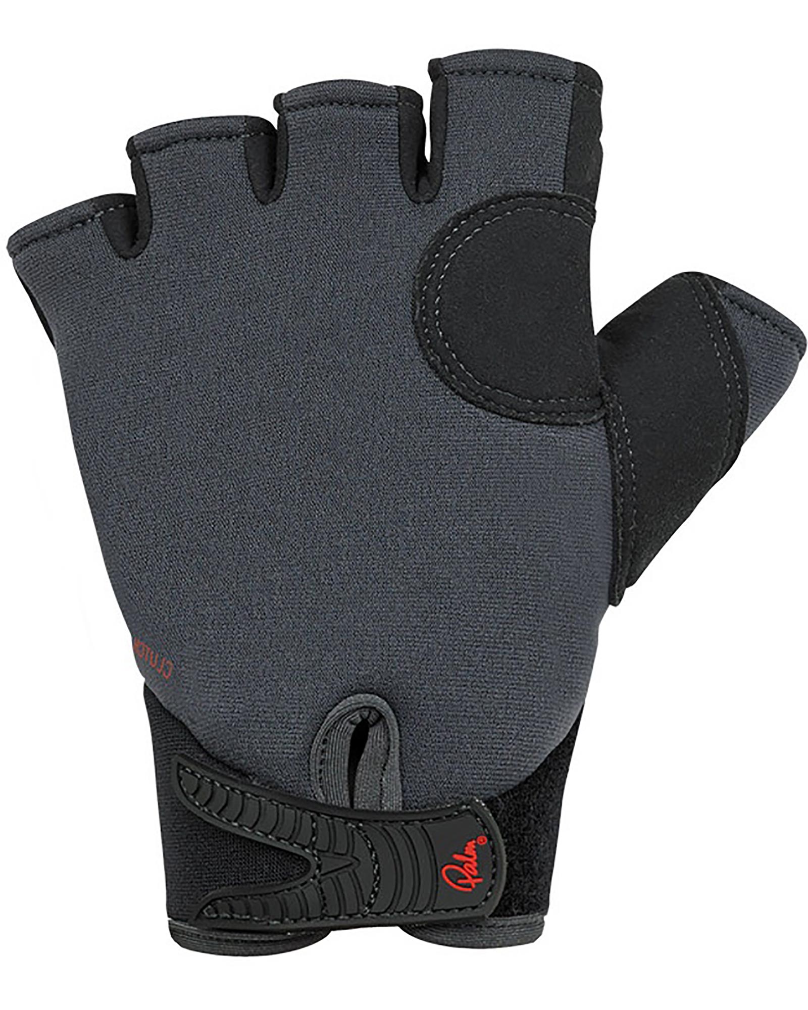 Palm Clutch Gloves - Jet Grey XL
