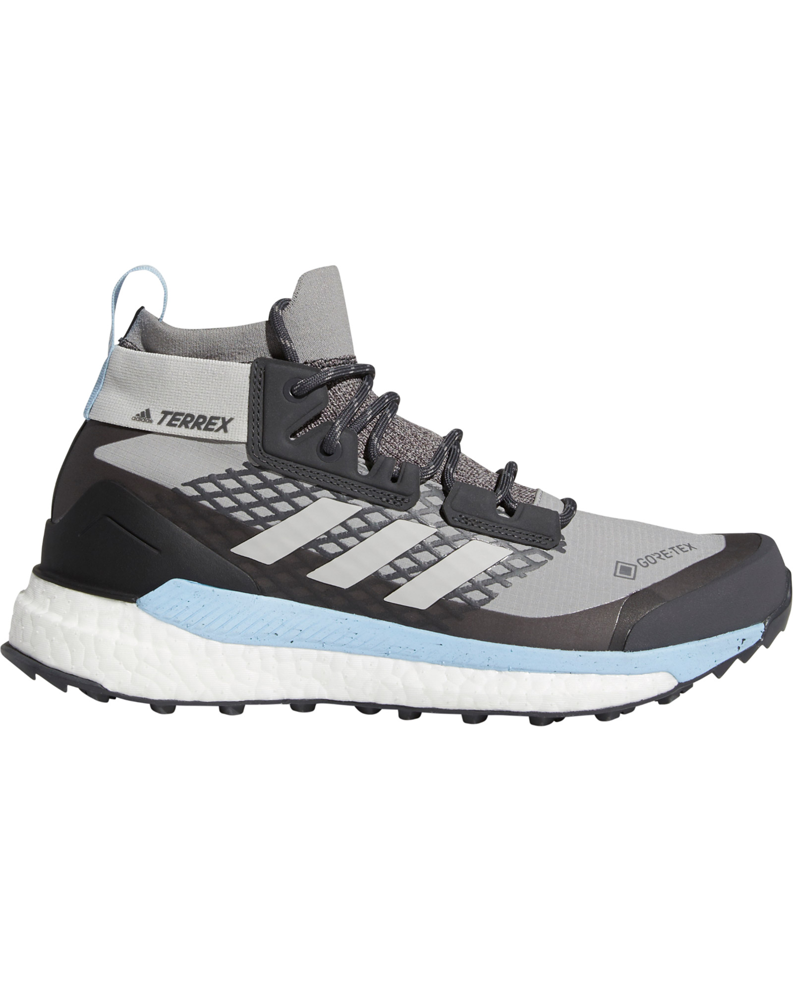 adidas Terrex Free Hiker GORE TEX Women’s Boots - Ch Solid Grey/Grey Two/Glow Blue UK 8