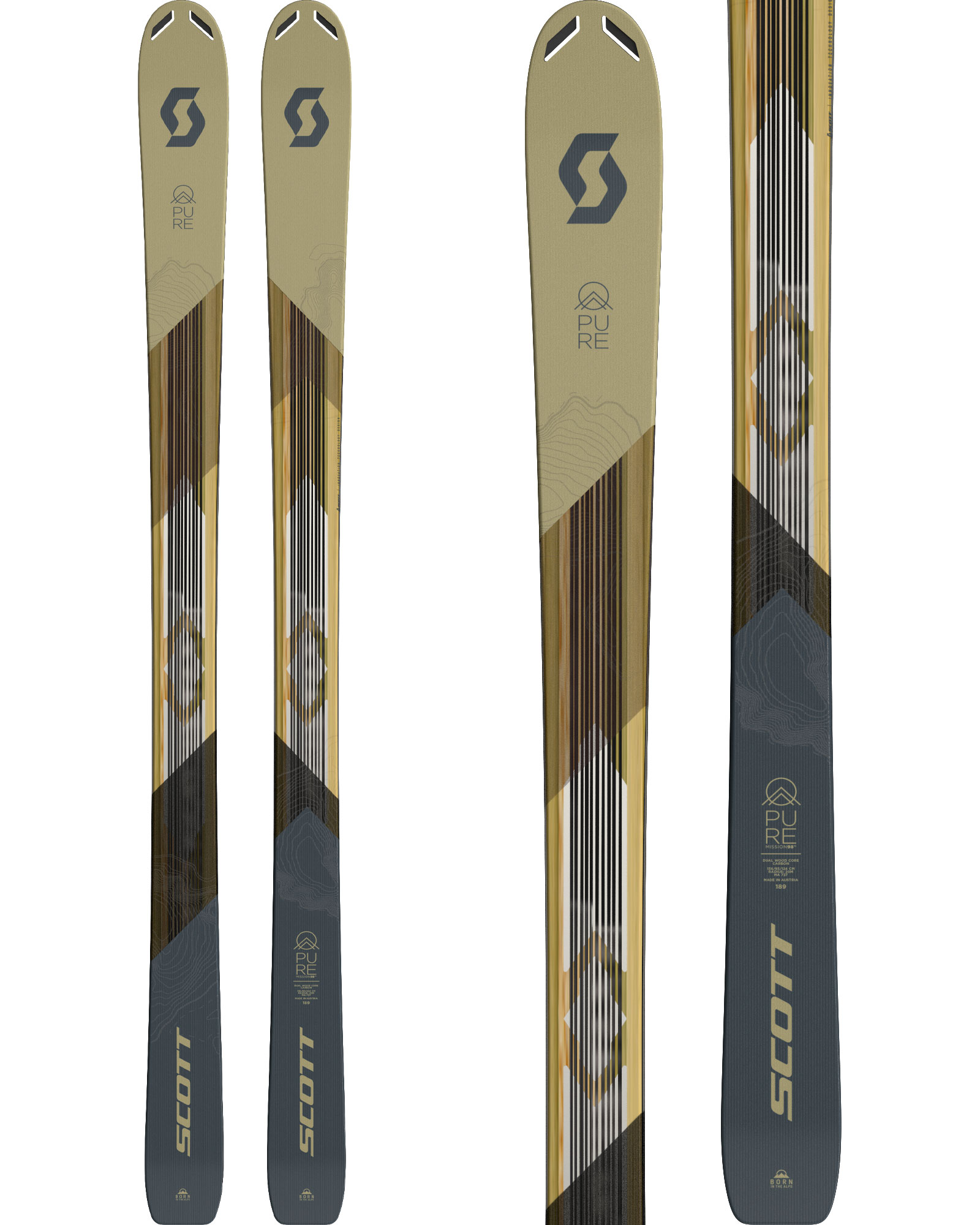 Scott Pure Mission 98Ti Skis 2024 177cm