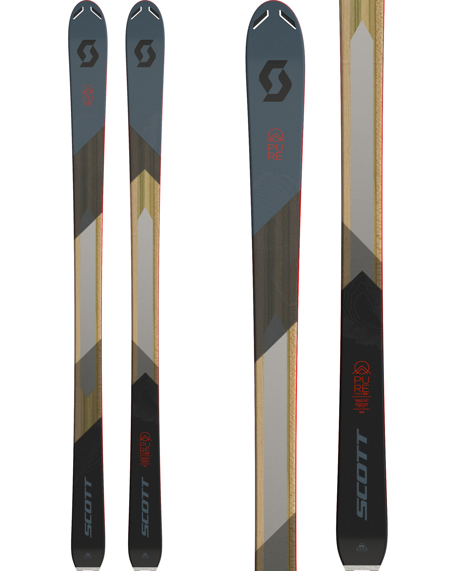 Scott Pure Free 90Ti Skis 2024 184cm