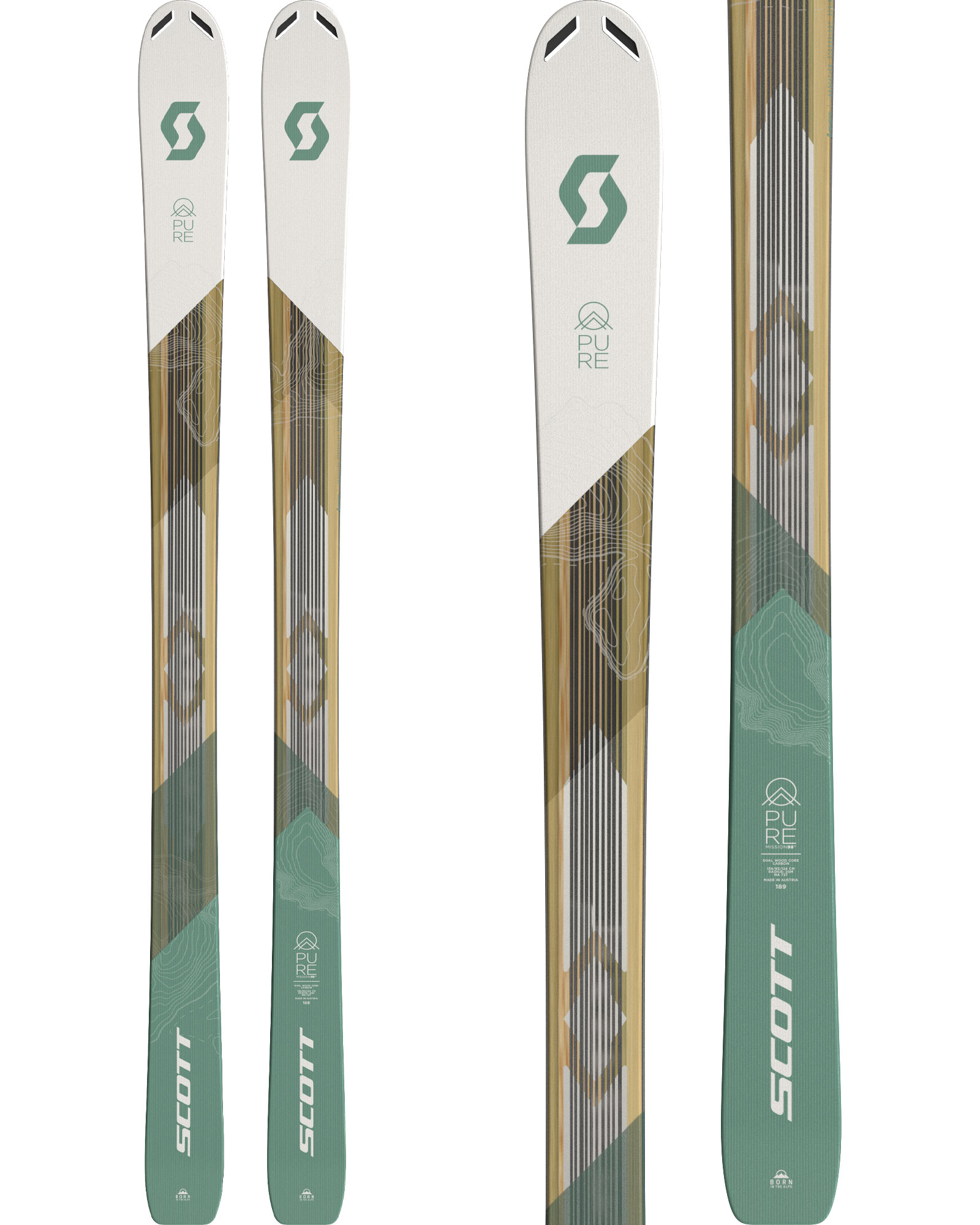 Scott Pure Mission 98Ti Women’s Skis 2024 160cm