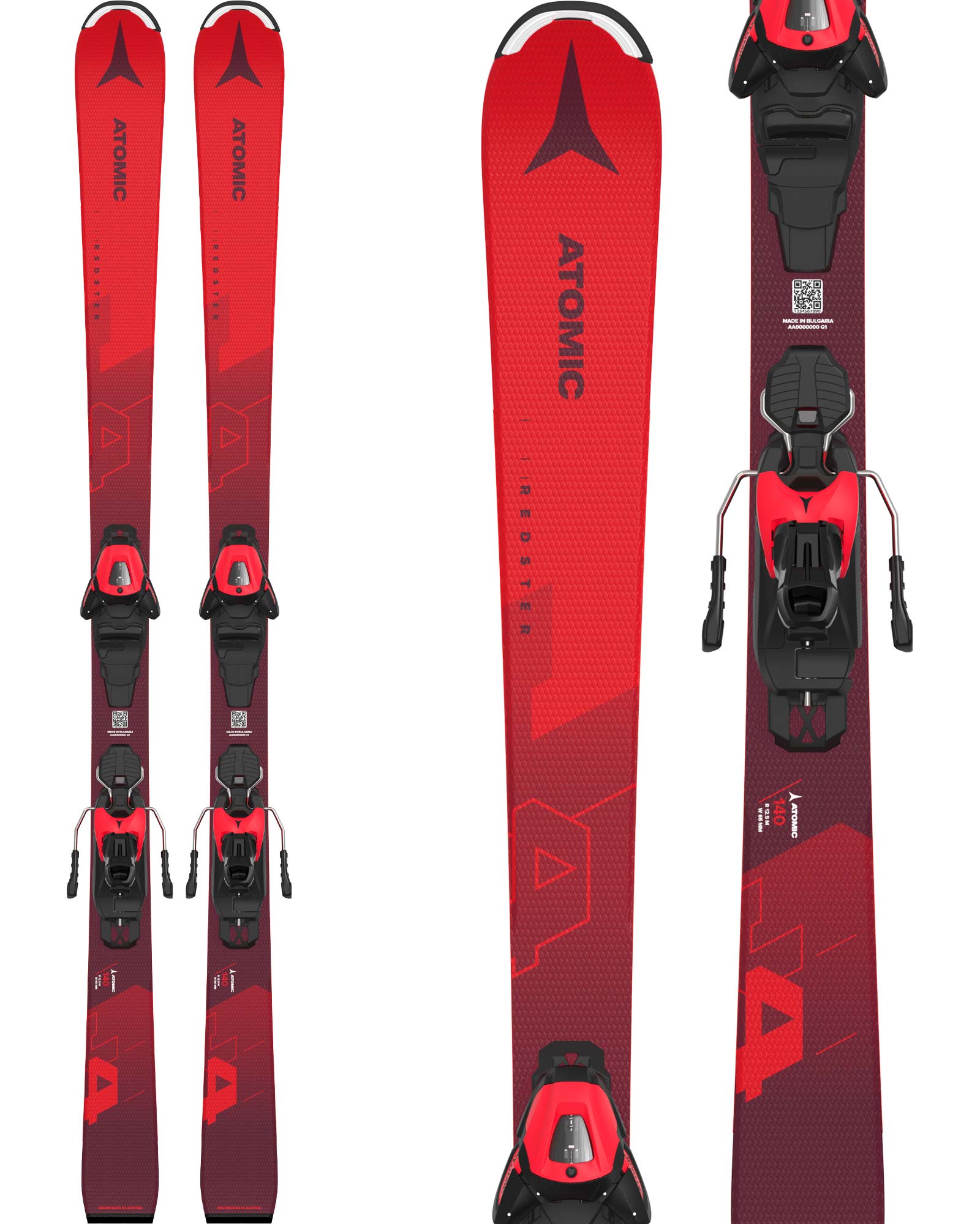 Atomic Redster J4 Youth Skis + L 6 GW Bindings 2024 130cm