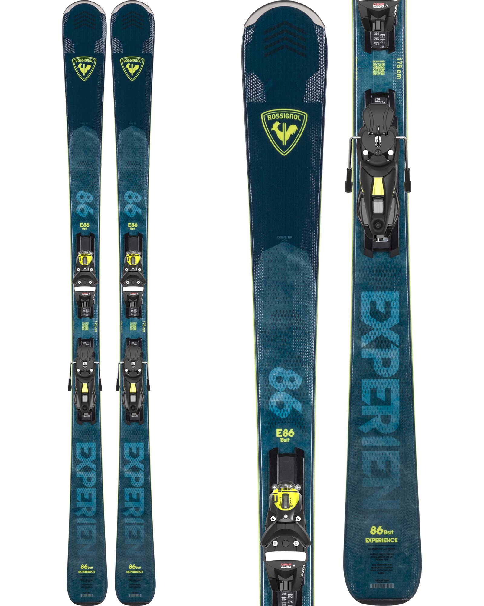 Rossignol Experience 86 Basalt Skis + NX 12 Konect GW Bindings 2024 167cm