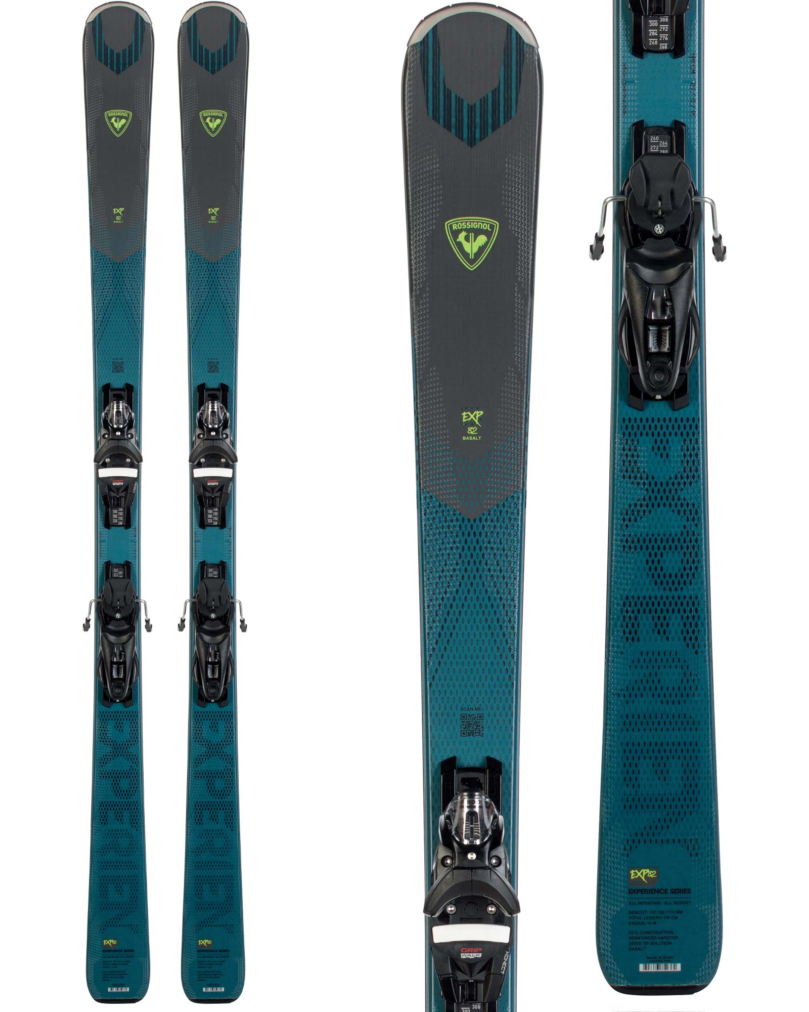 Rossignol Experience 82 Basalt Skis + NX 12 Konect GW Bindings 2024 0