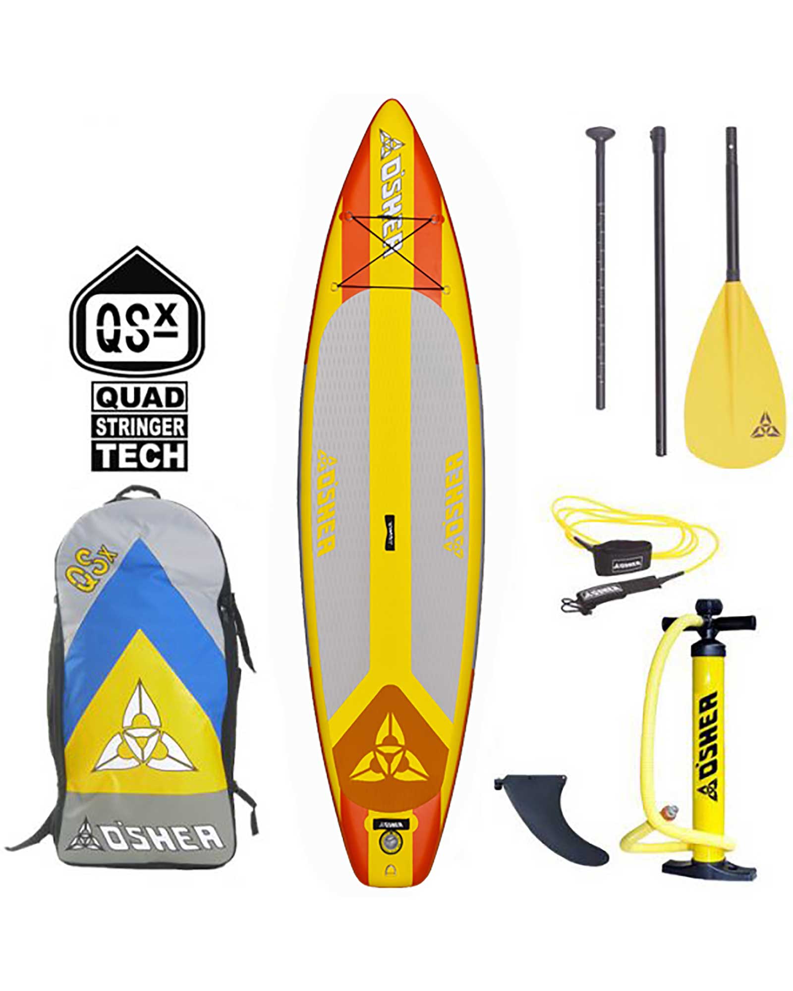 O'Shea QSx 11'2 Inflatable Stand-Up Paddleboard Package