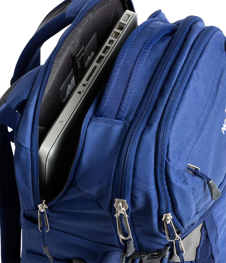 north face recon backpack blue