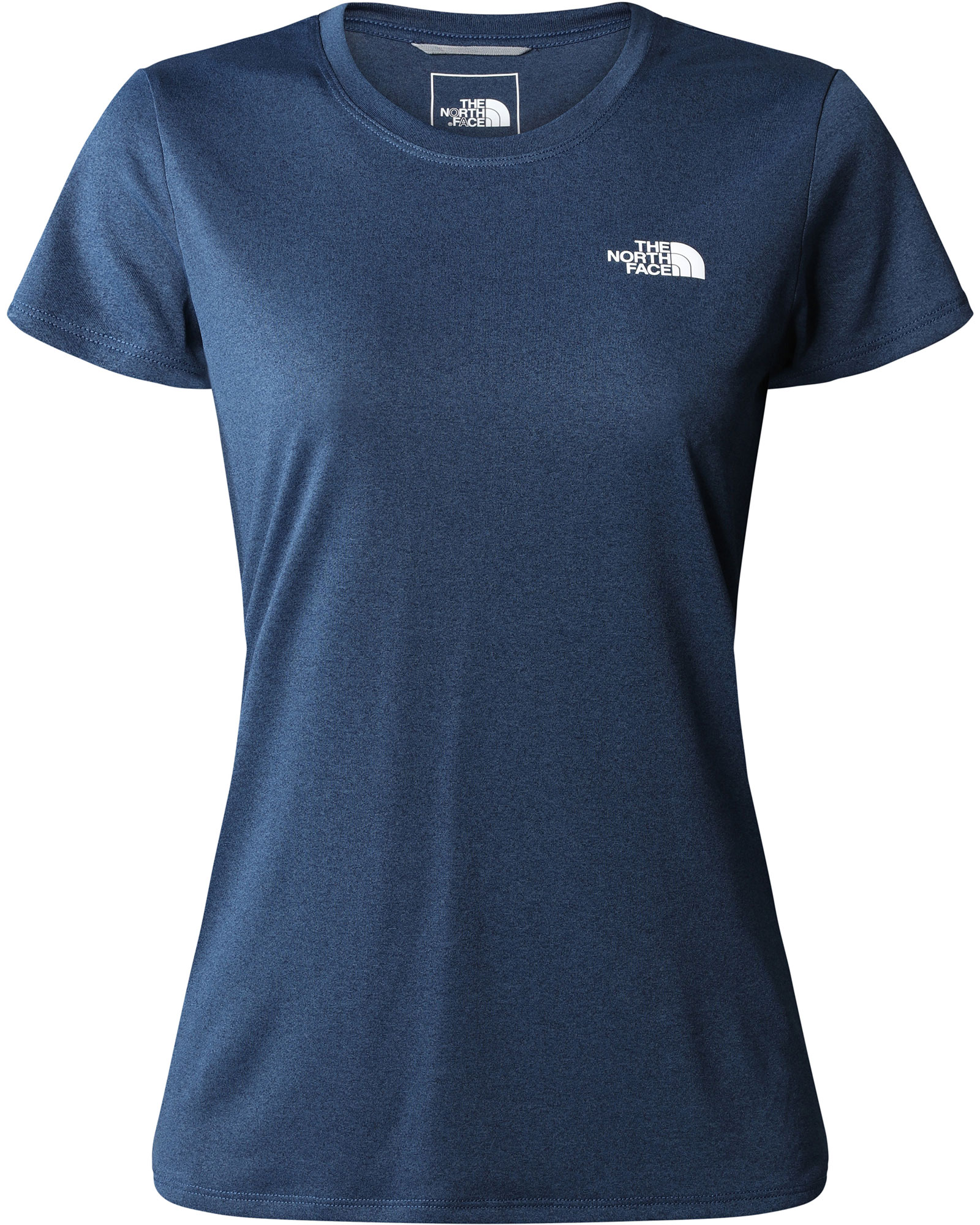 The North Face Reaxion Amp Women’s Crew T Shirt - Shady Blue Heather XL