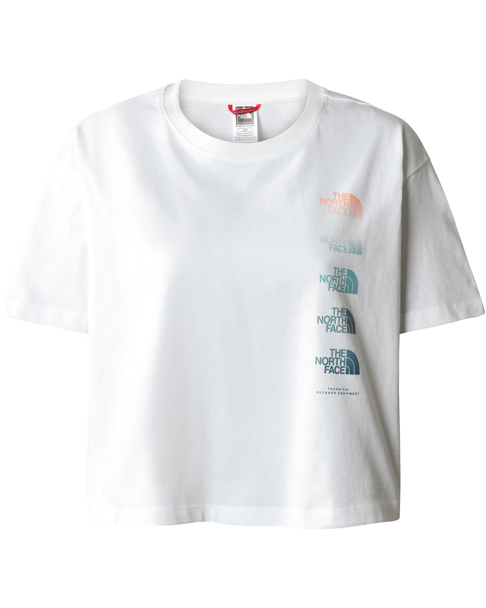 The North Face Women’s D2 Graphic Crop T Shirt - Gardenia White L