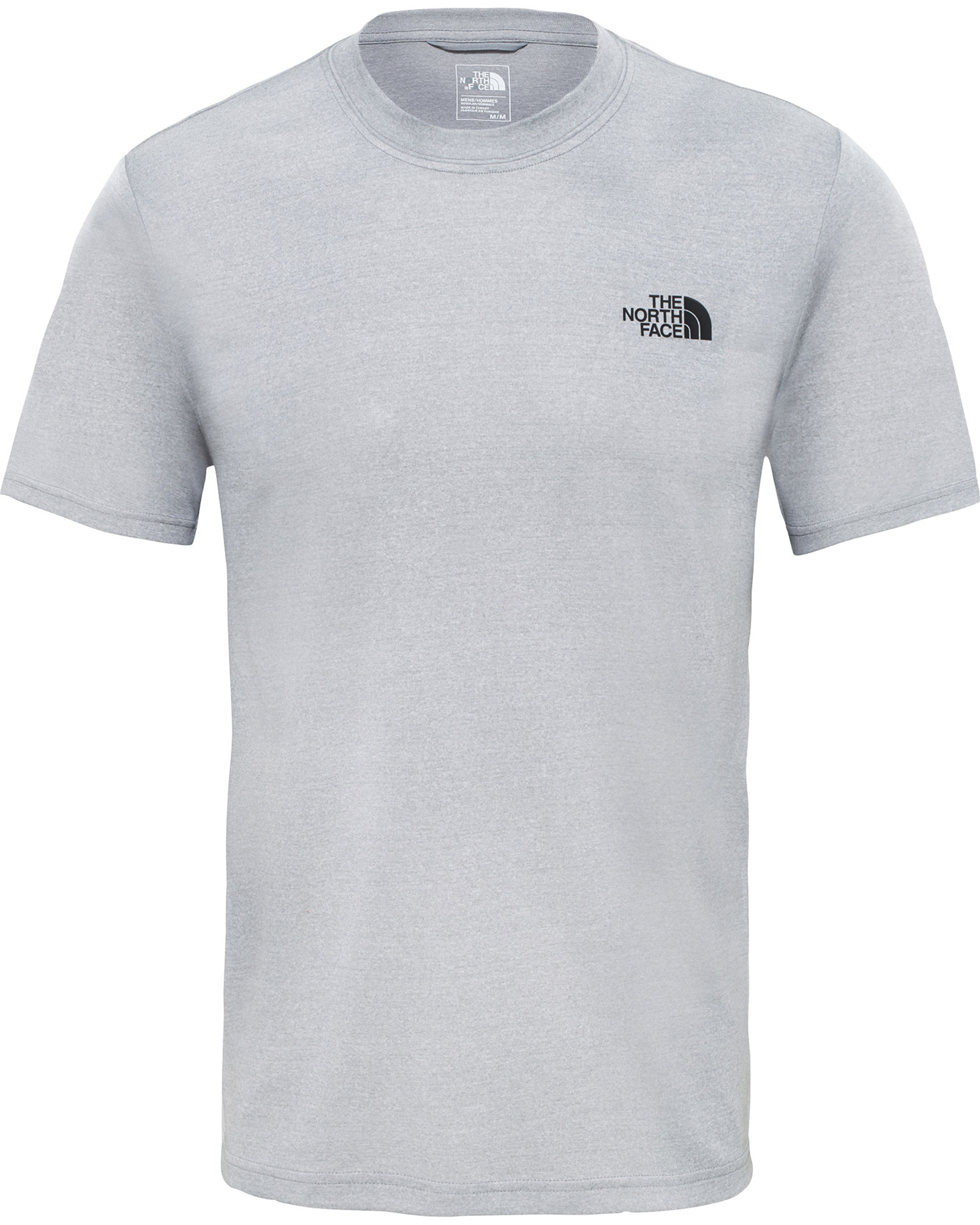 The North Face Reaxion Amp Men’s Crew T Shirt - TNF Light Grey Heather M