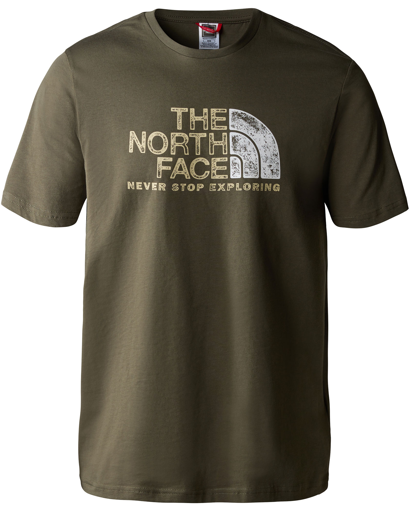 The North Face Rust Men’s T Shirt - New Taupe Green/Gravel S