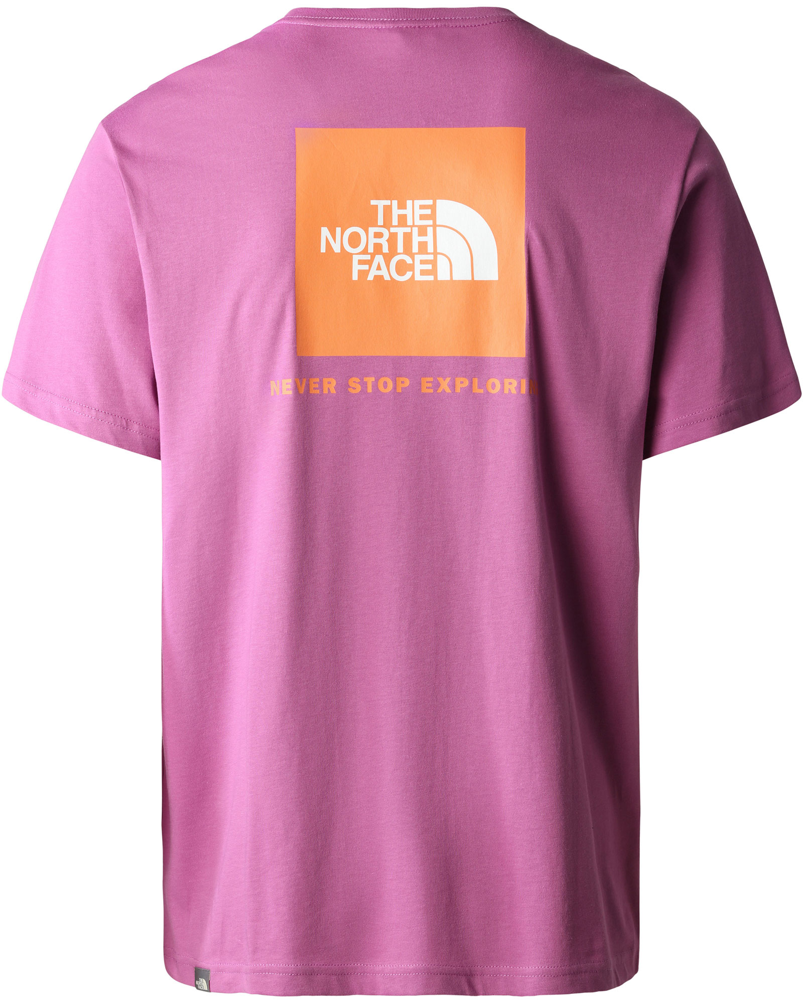 The North Face Red Box Men’s T Shirt - Purple Cactus Flower XS
