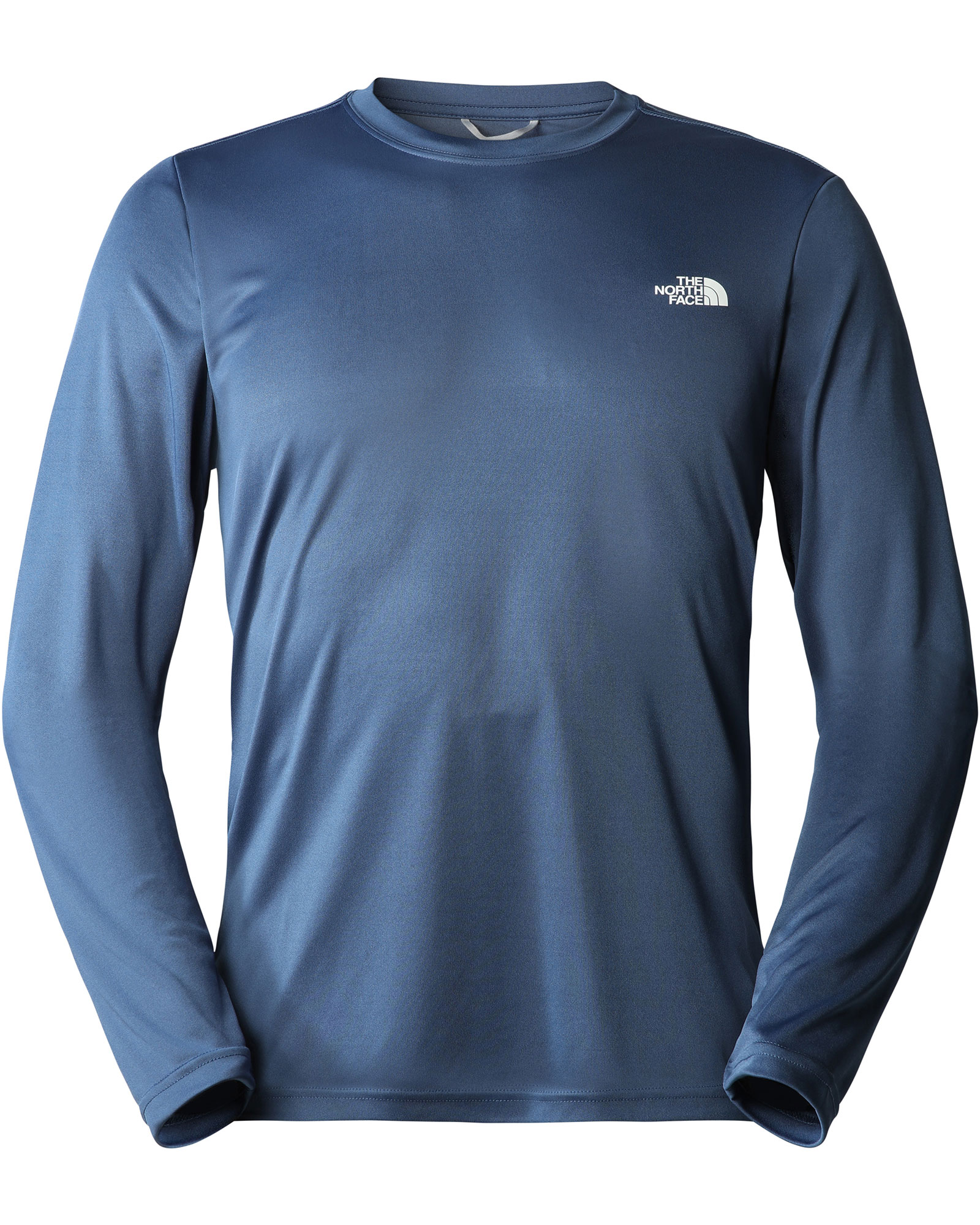 The North Face Men’s Reaxion Amp Long Sleeved Crew T Shirt - Shady Blue M