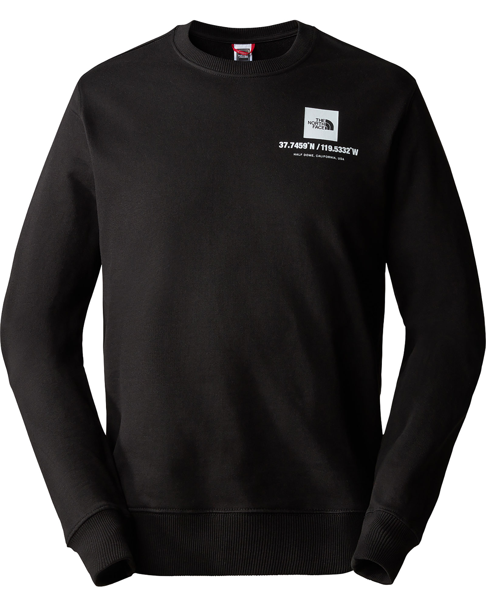 The North Face Men’s Coordinates Long Sleeved Crew T Shirt - TNF Black XS