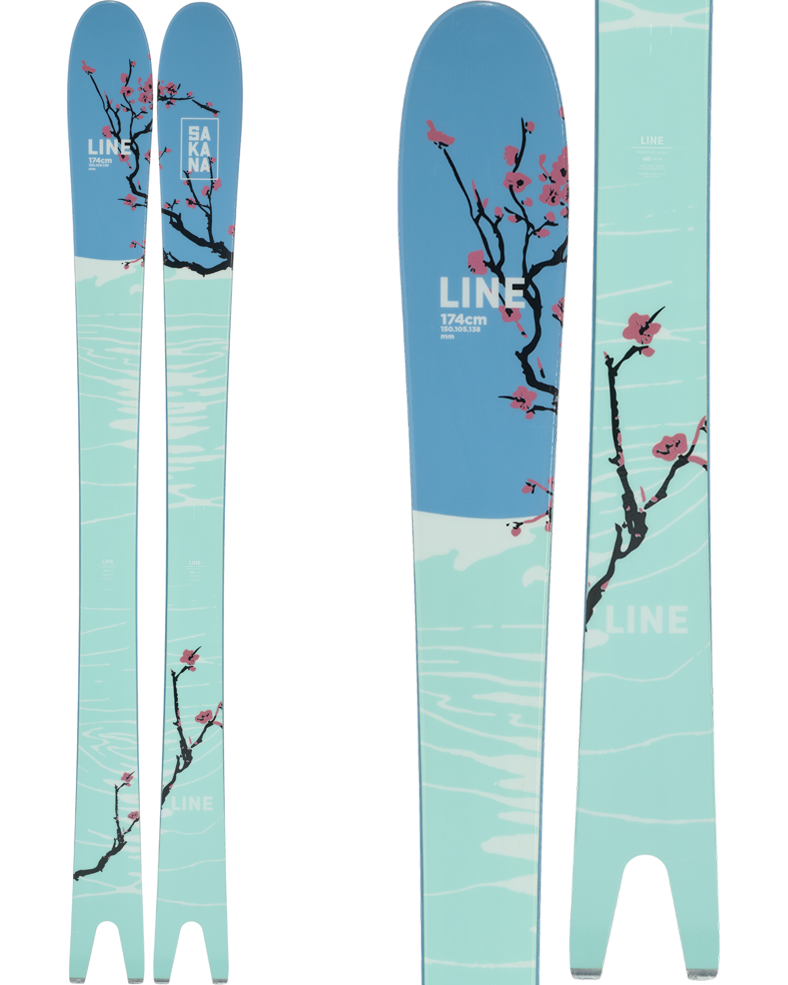 Line Sakana Skis 2024 166cm