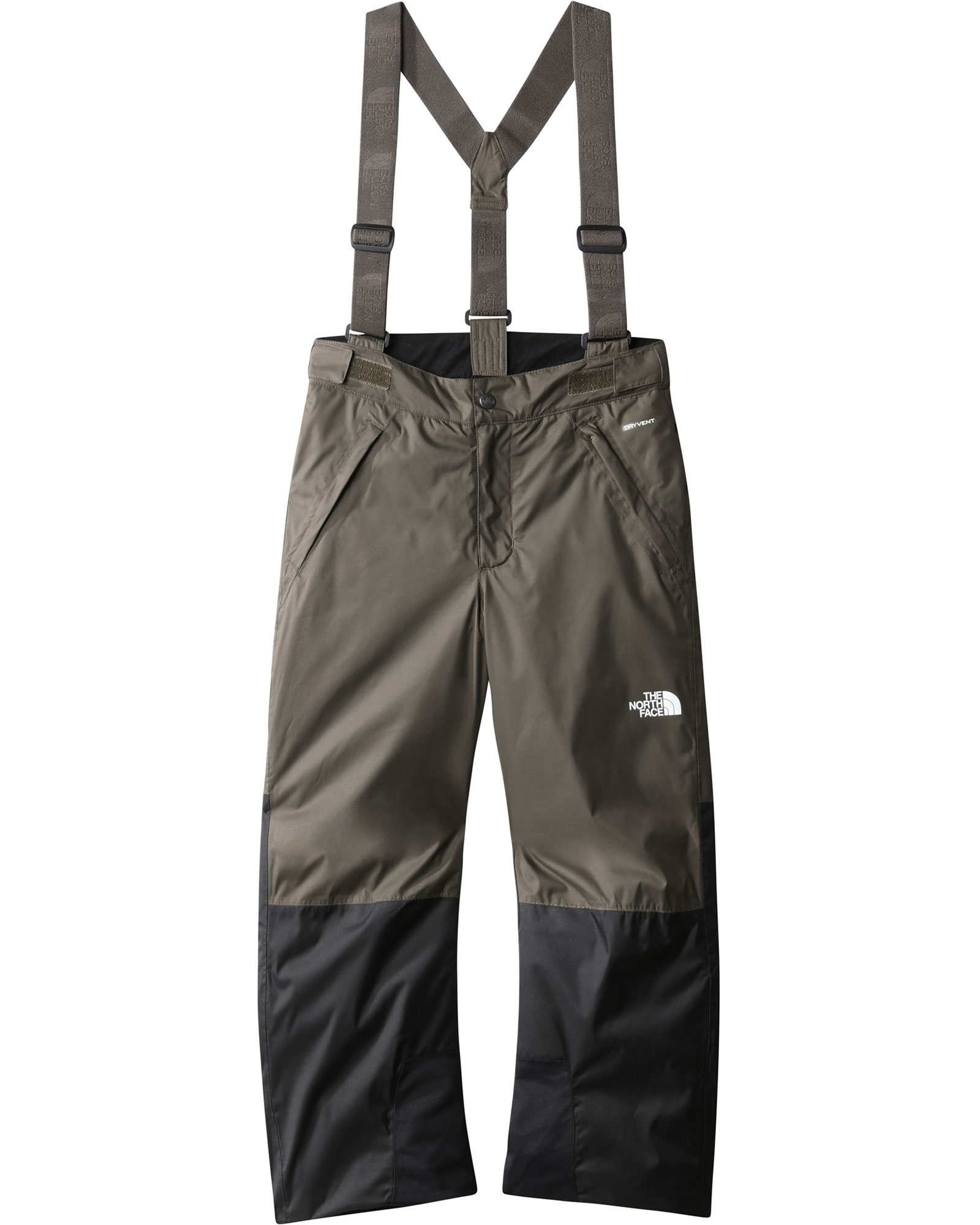 The North Face Teen Snowquest Suspernder Kids’ Pants Xlg - New Taupe Green XL